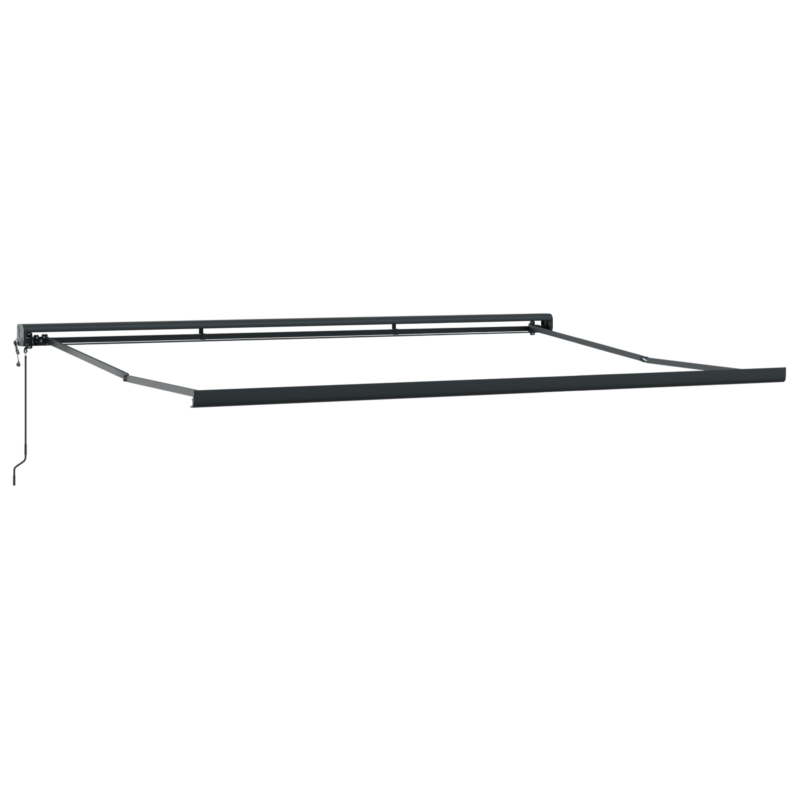 Automatisk Uttrekkbar Markise Flerfarget Stripe 400x300 cm