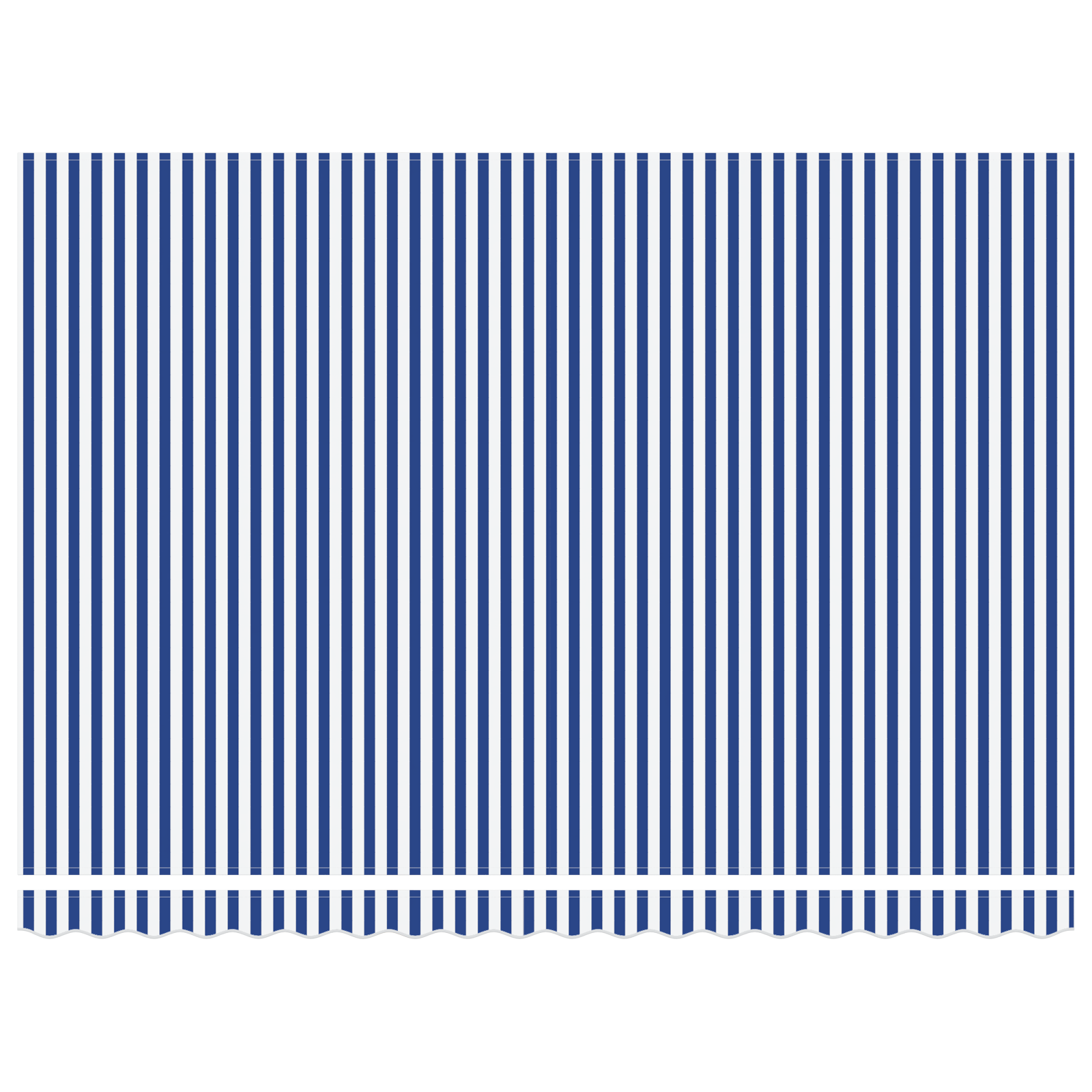 Innvendbar Markise Blå og hvit Antrasittgrå 450 × 300 cm