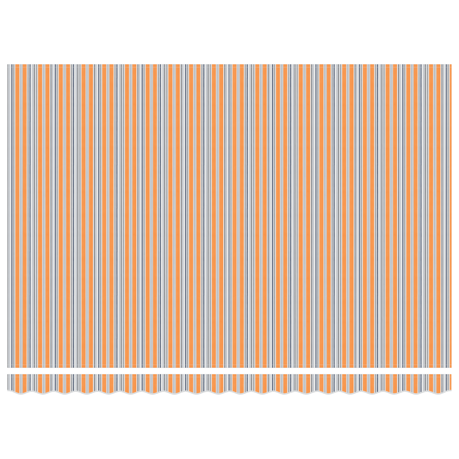 Automatisk Uttrekkbar Markise Flerfarget Stripe 450x300 cm