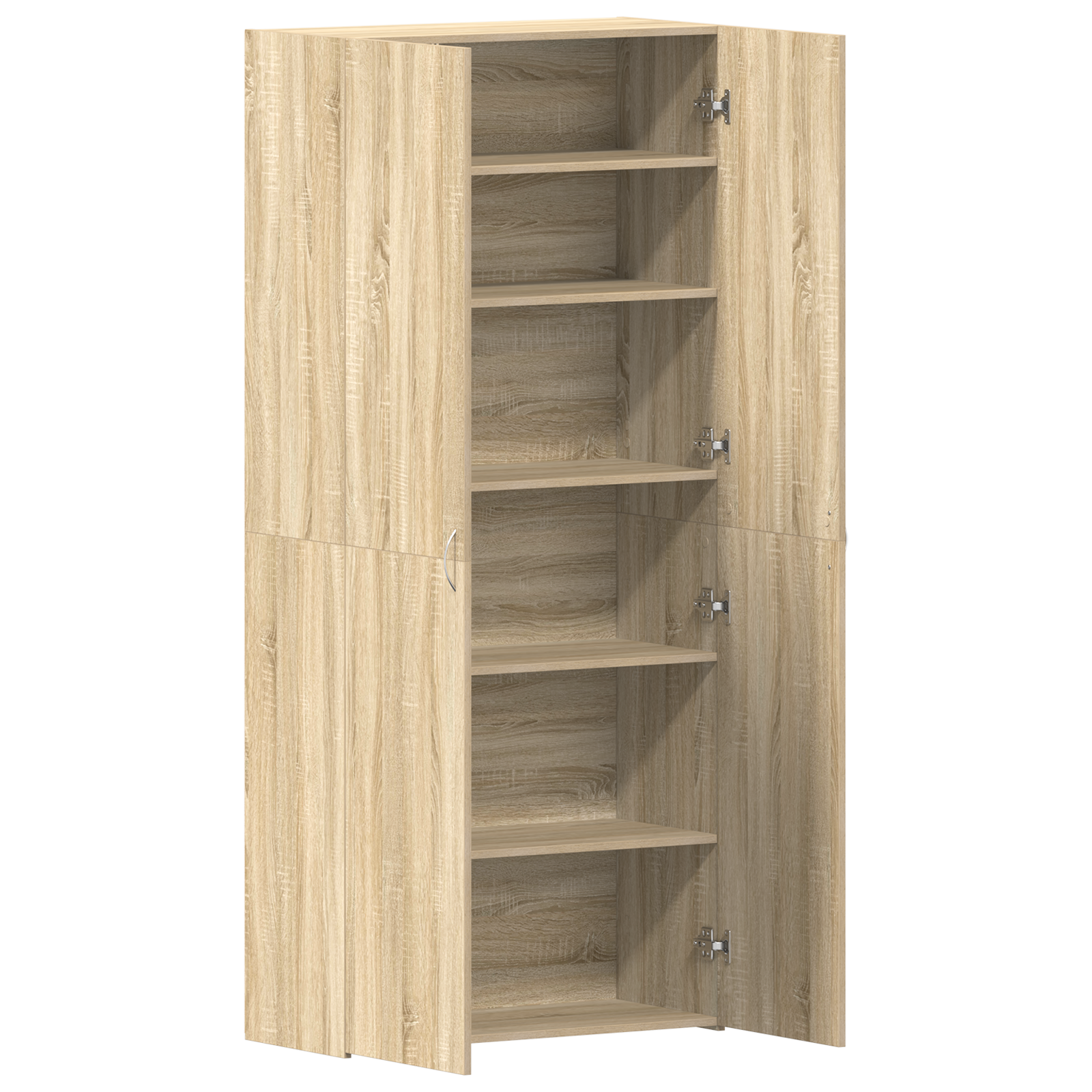 Skohylle Sonoma Eik 80x35,5x180 cm Konstruert tre