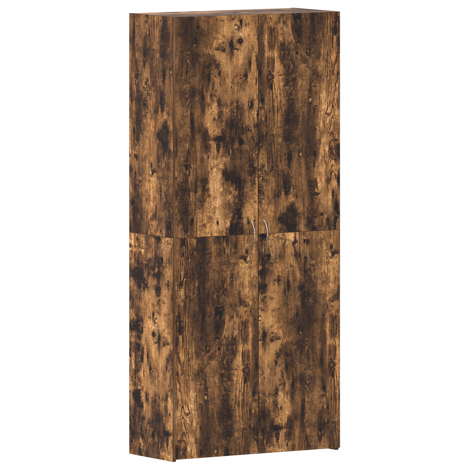 Skohylle Røkt Eik 80x35,5x180 cm Konstruert Tre