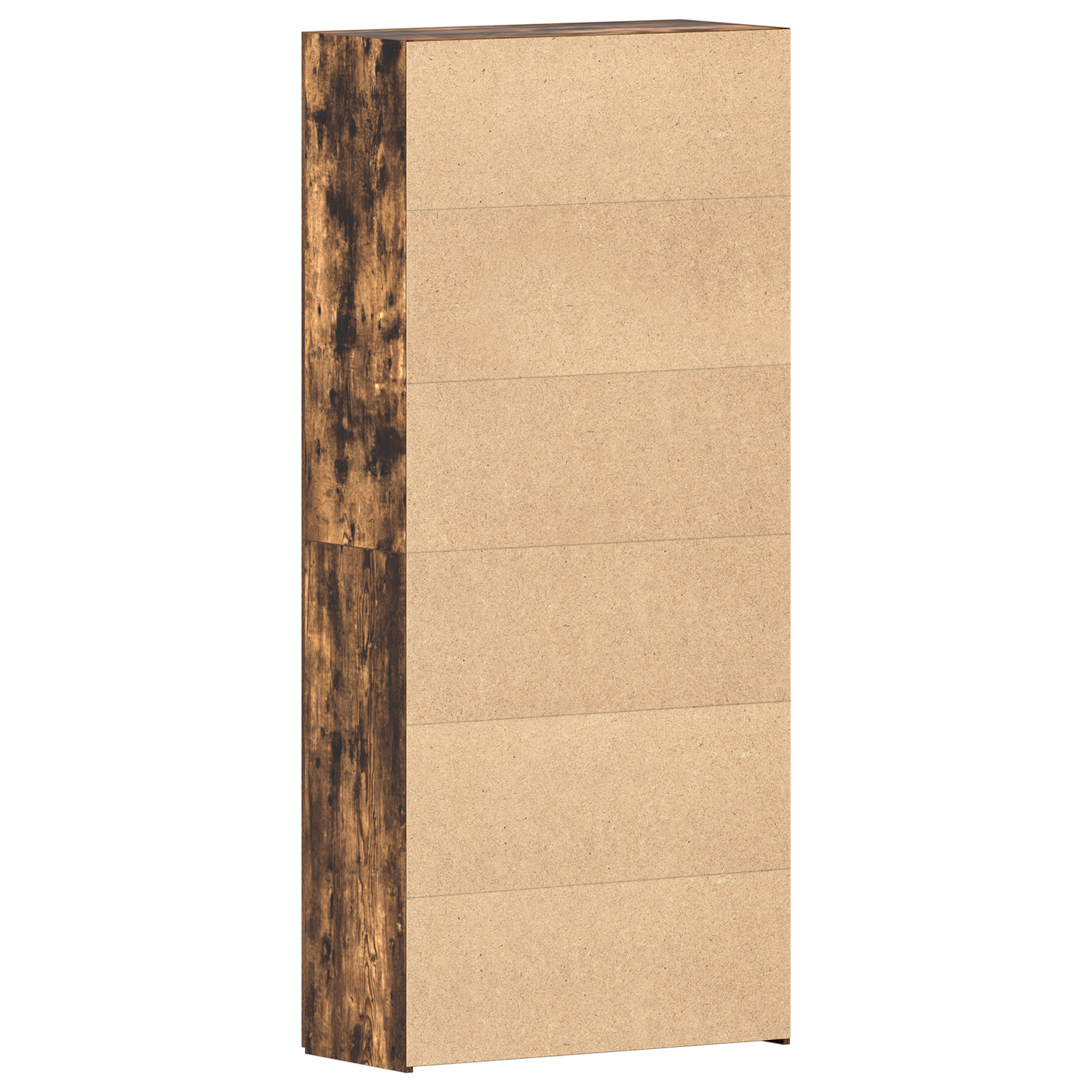 Skohylle Røkt Eik 80x35,5x180 cm Konstruert Tre