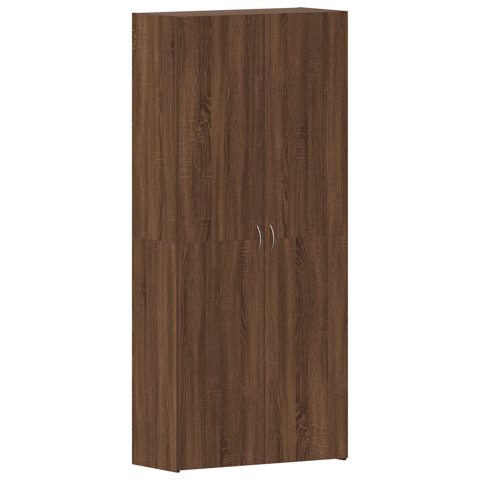 Skohylle Brun Eik 80x35,5x180 cm Konstruert Tre