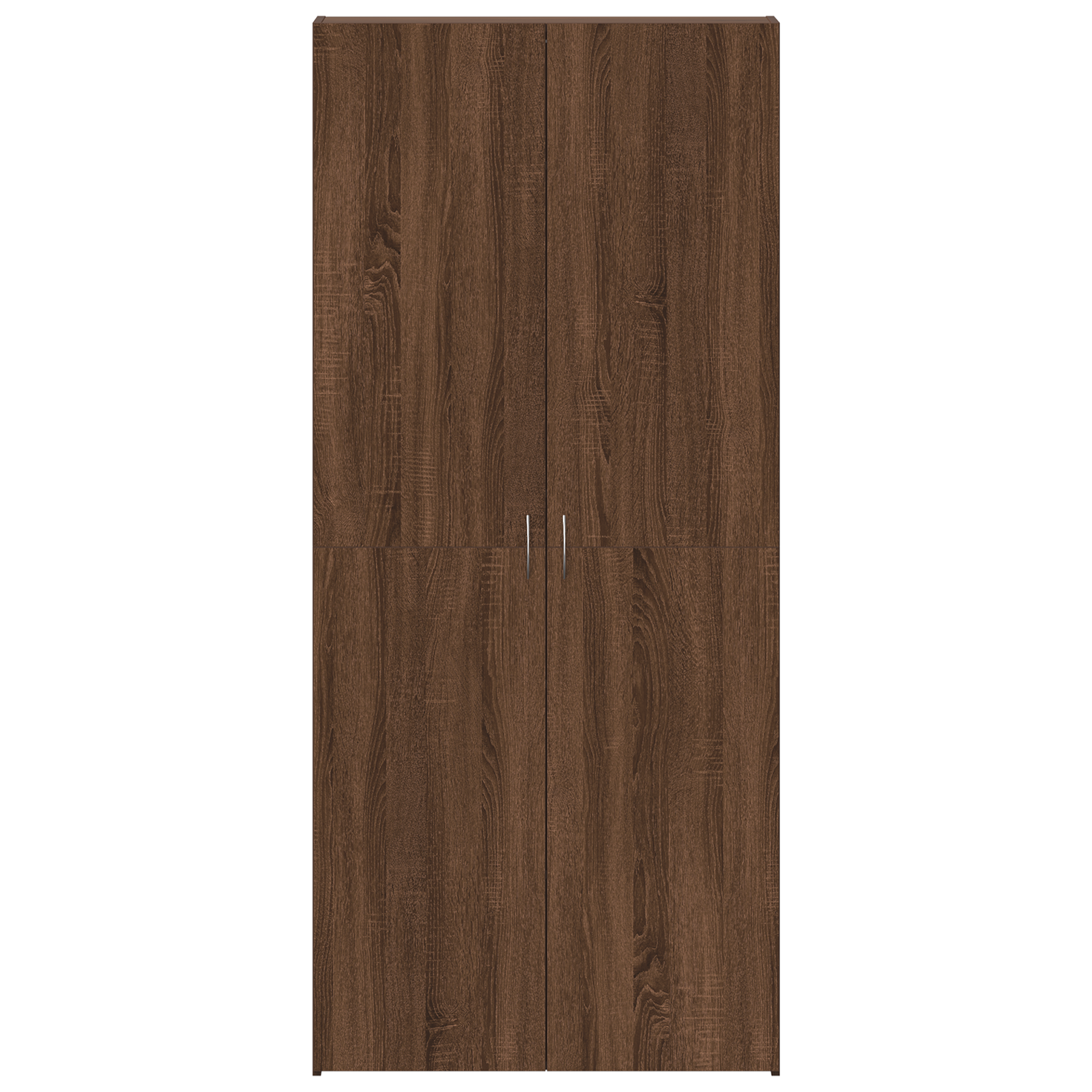 Skohylle Brun Eik 80x35,5x180 cm Konstruert Tre