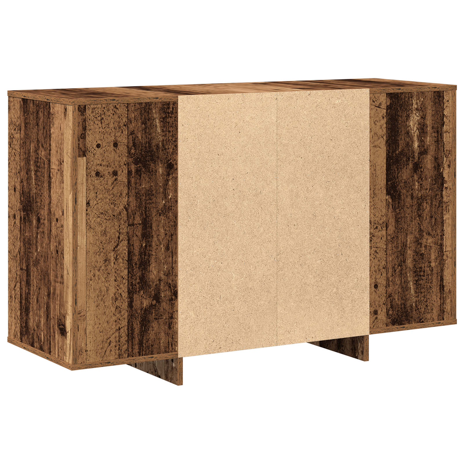 Brun kommode Gjenvunnet tre 120 x 41 x 75 cm Kommode Rektangulær