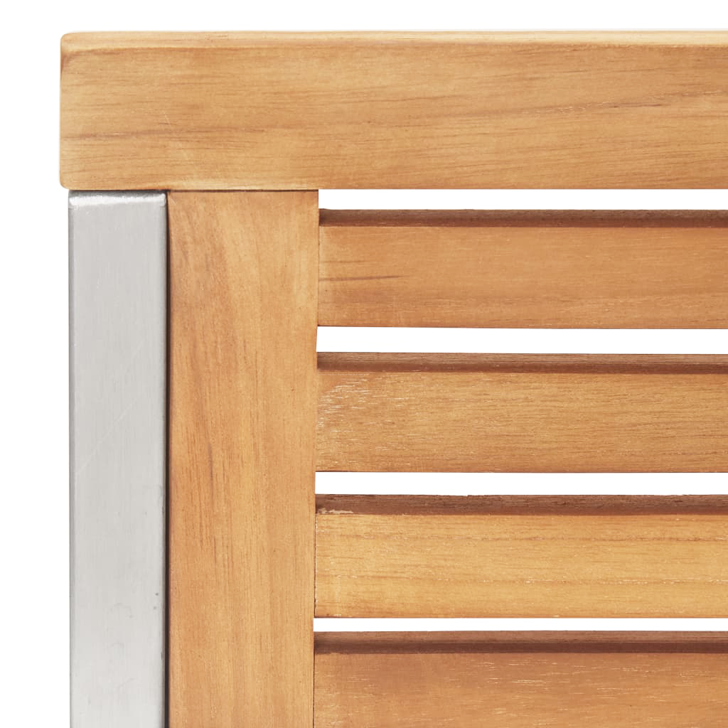 3 Delt Hage Spisestue Set Solid Tre Teak