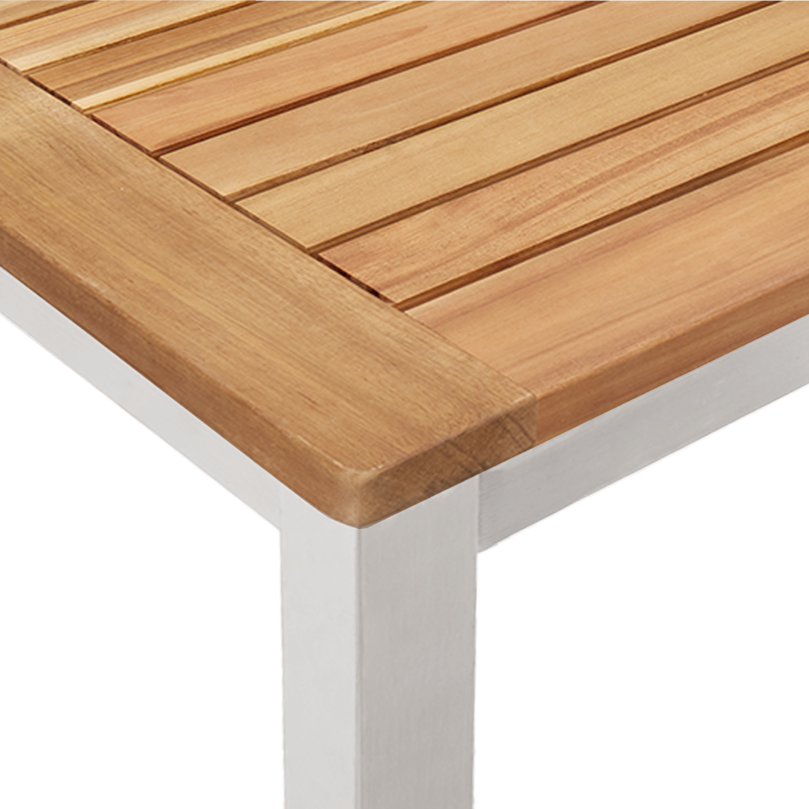 3 Delt Hage Spisestue Set Solid Tre Teak