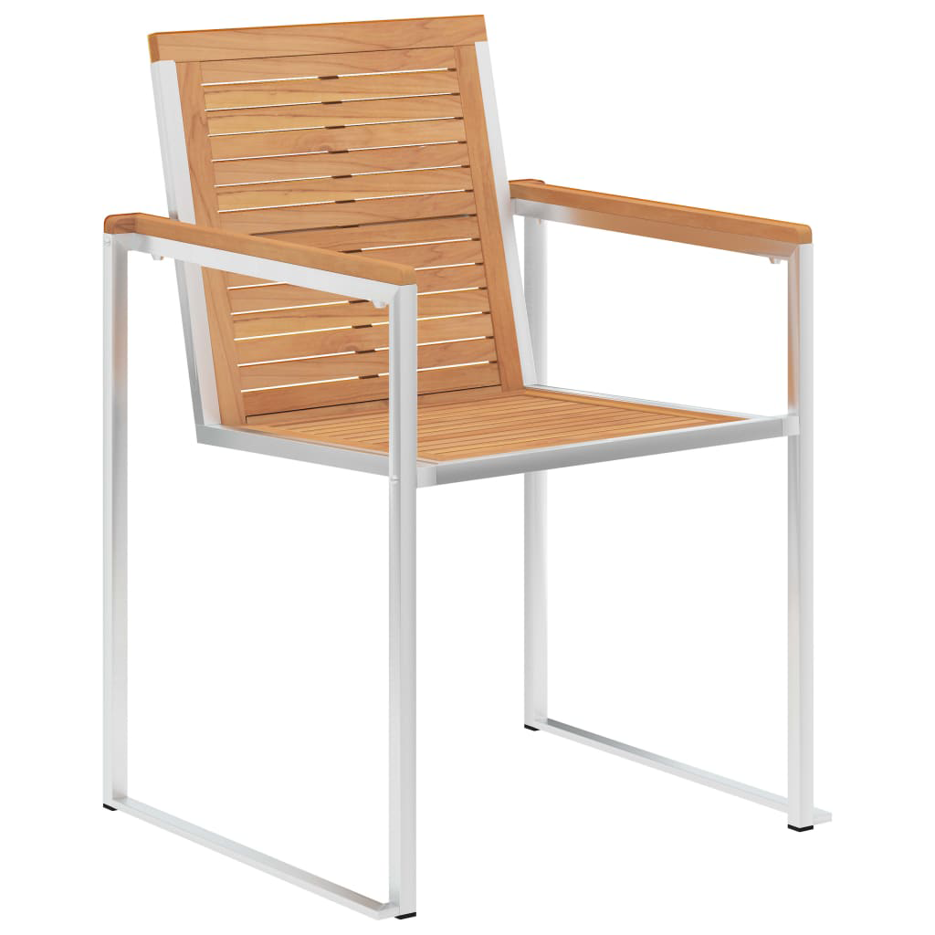 3 Delt Hage Spisestue Set Solid Tre Teak