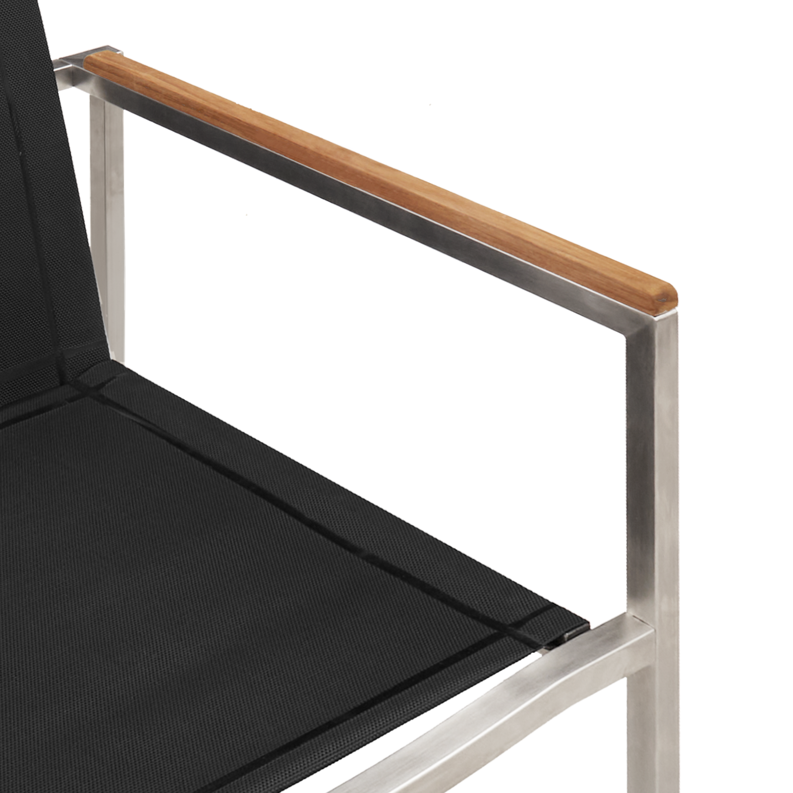 3-delt hage spisebord sett i solid teak