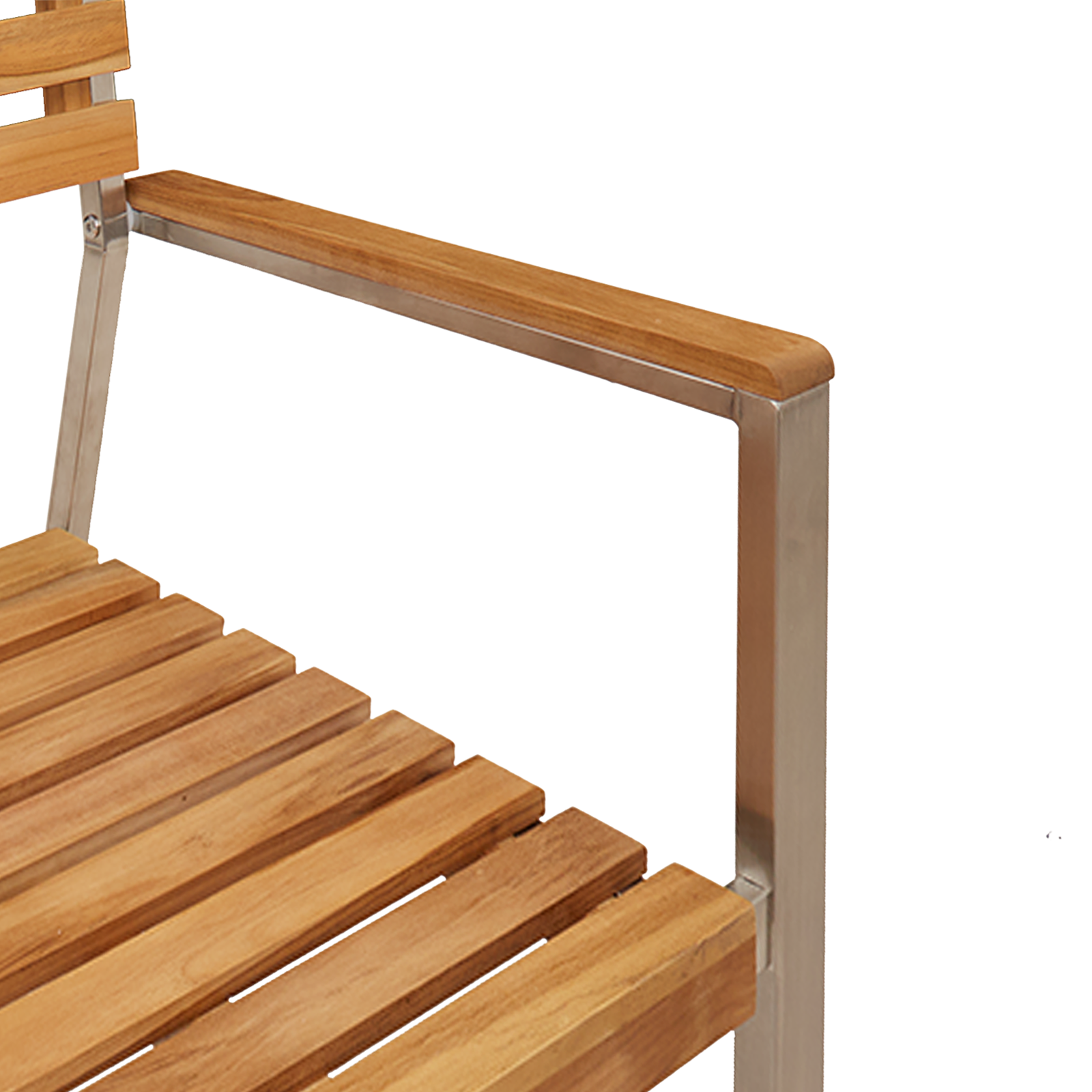 3-delt Hagemøbelsett Massivt Tre Teak