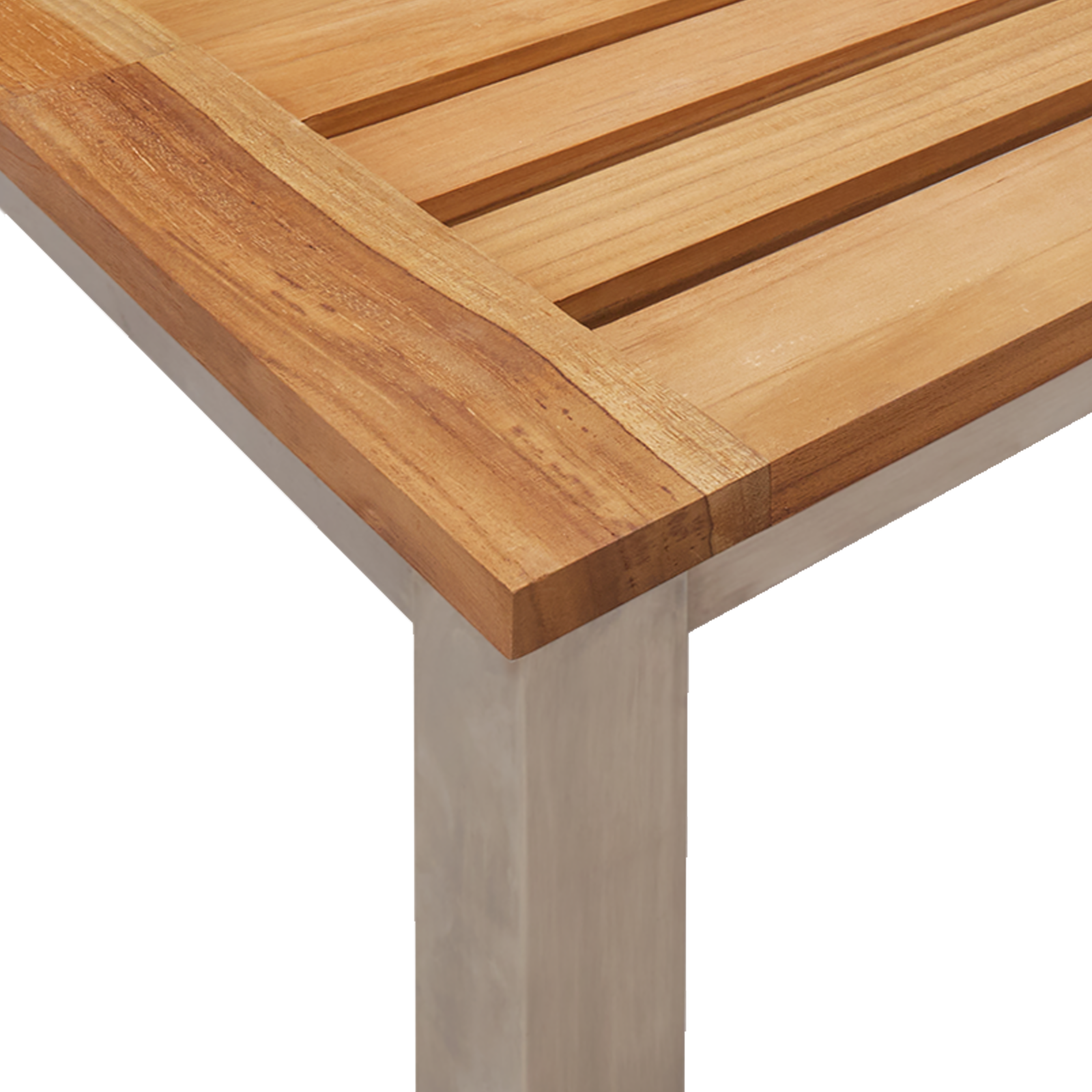 3 deler Hagemøbel sett Solid Tre Teak