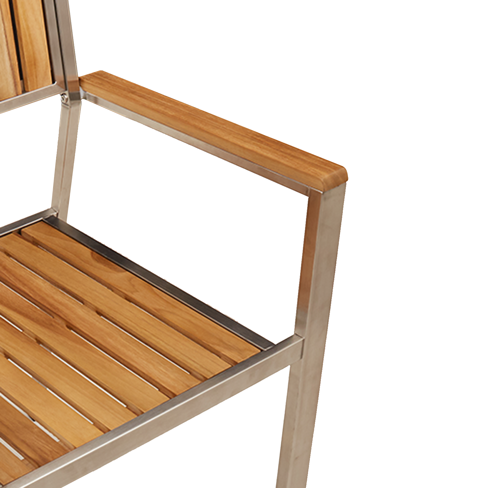 3 deler Hagemøbel sett Solid Tre Teak