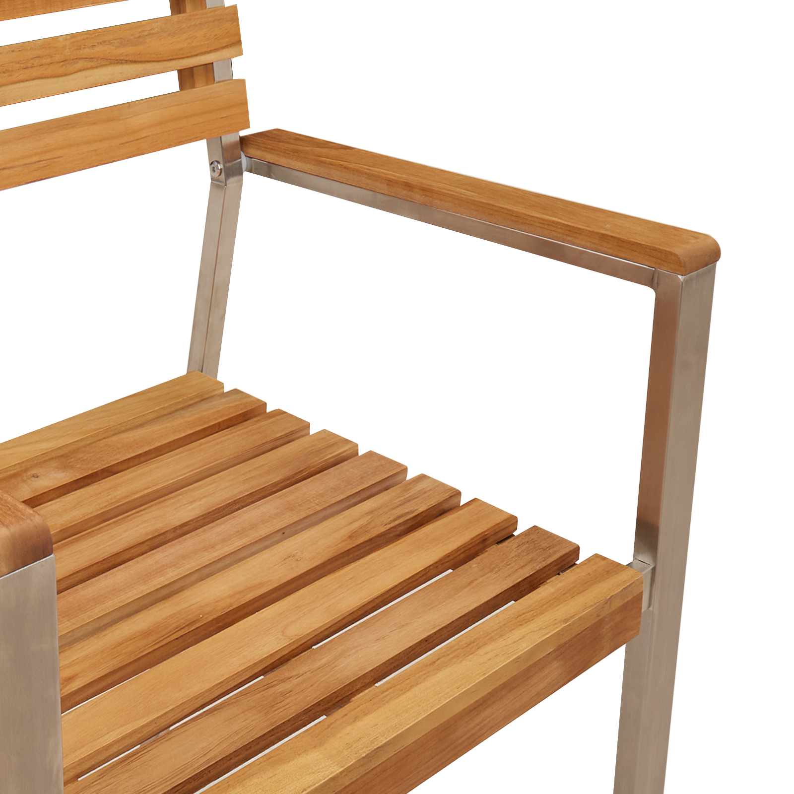 Hagemøbler 6 stk 54.5x56x89 cm Solid Teak