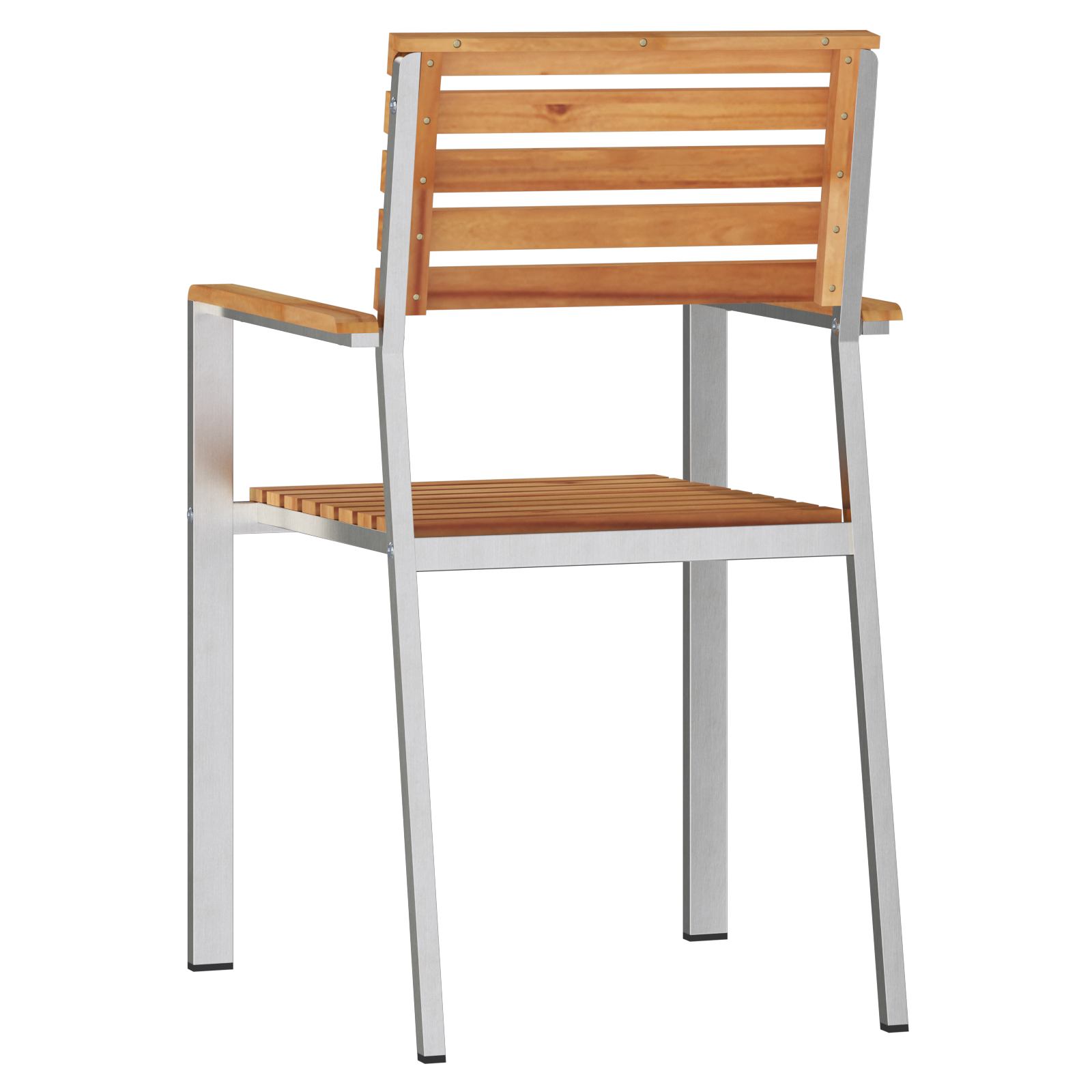 Hagemøbler 6 stk 54.5x56x89 cm Solid Teak