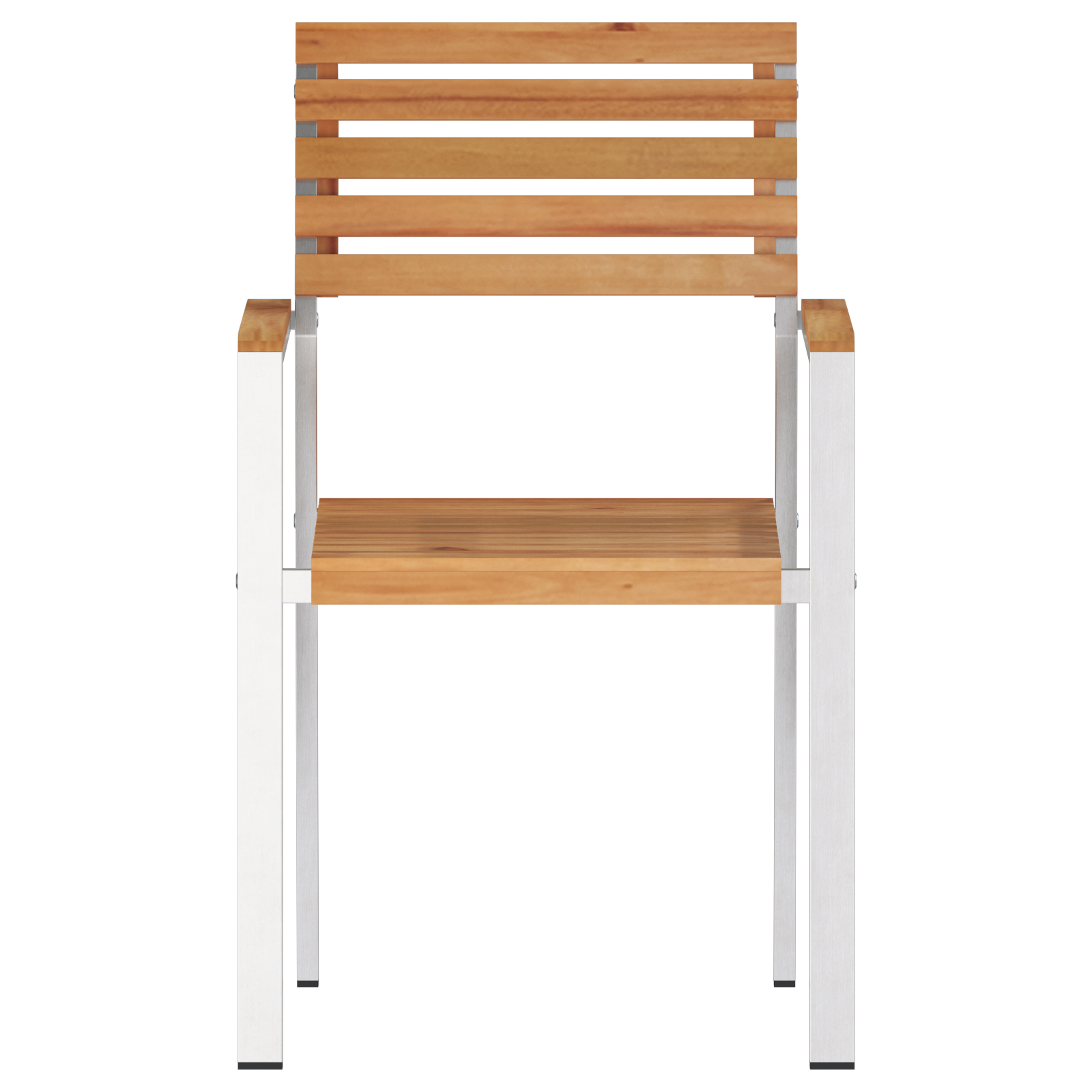 Hagemøbler 6 stk 54.5x56x89 cm Solid Teak