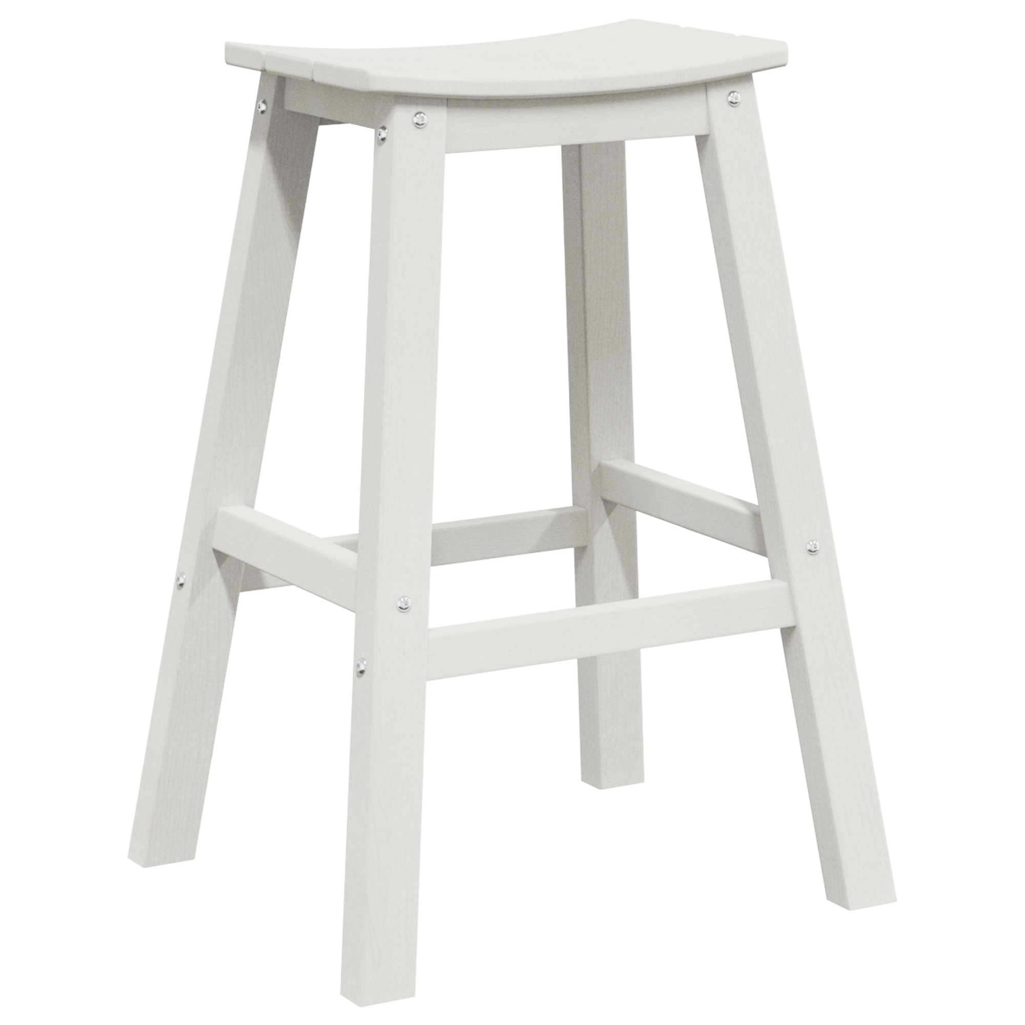 3-delt hagebar-sett hvit HDPE