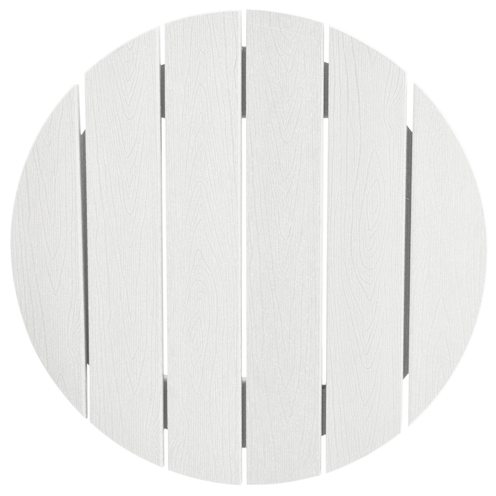 3-delt hagebar-sett hvit HDPE