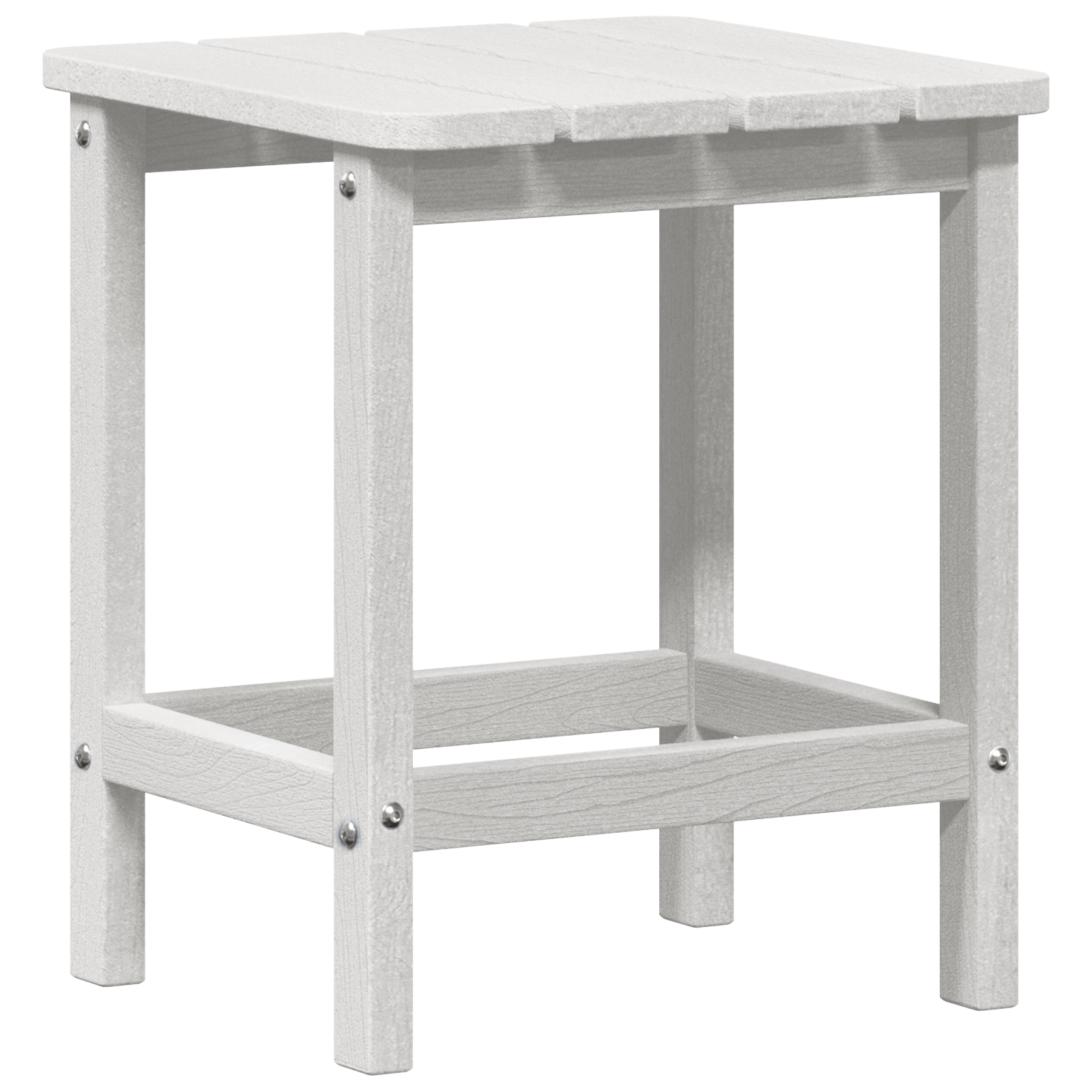3-delt hage lounge-sett Hvit HDPE