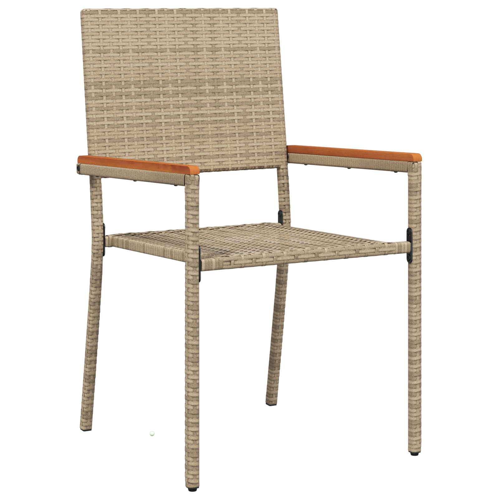 11-dels Hagemøbelsett Beige Poly Rattan