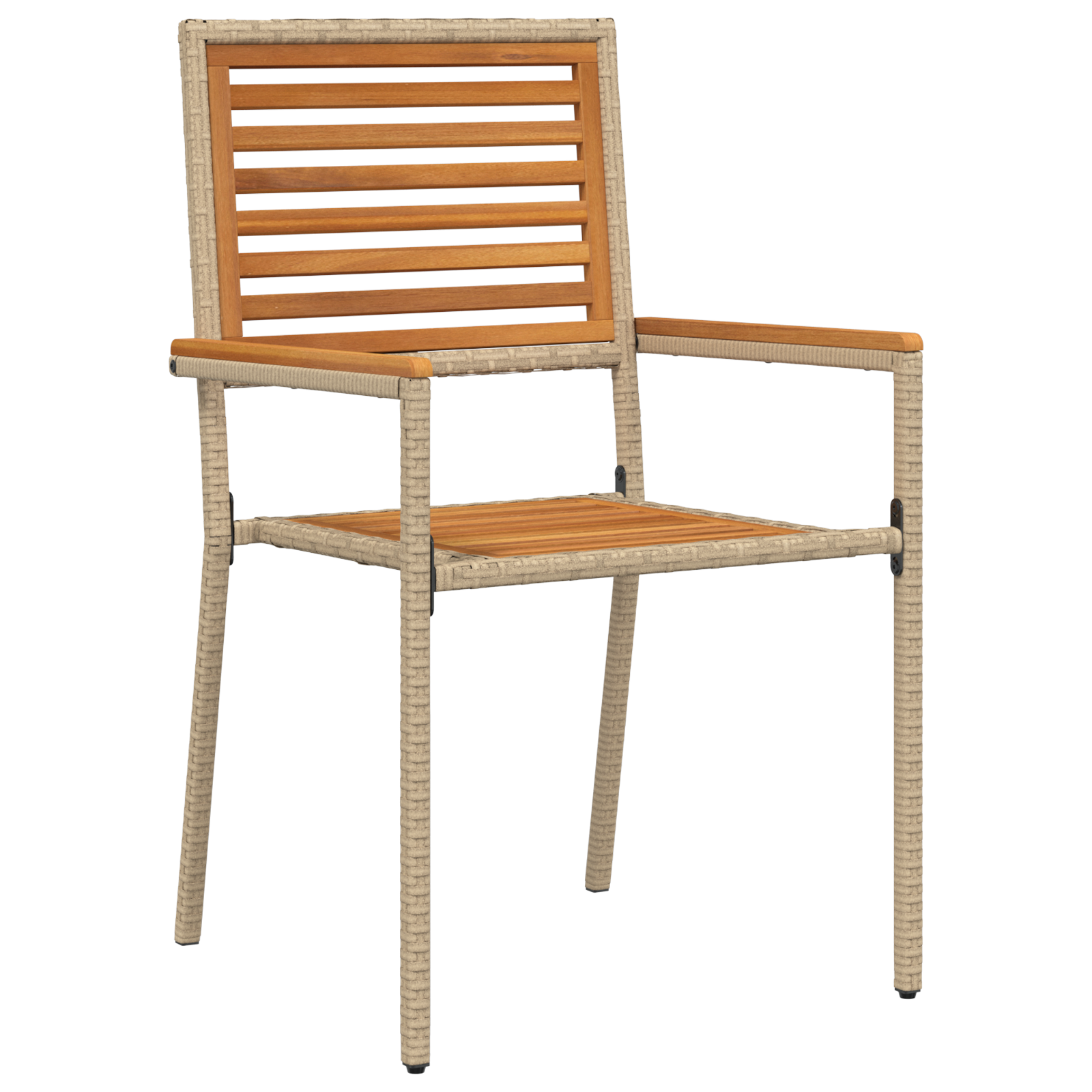3-delers Hage Spisebordsett Beige Akasietre