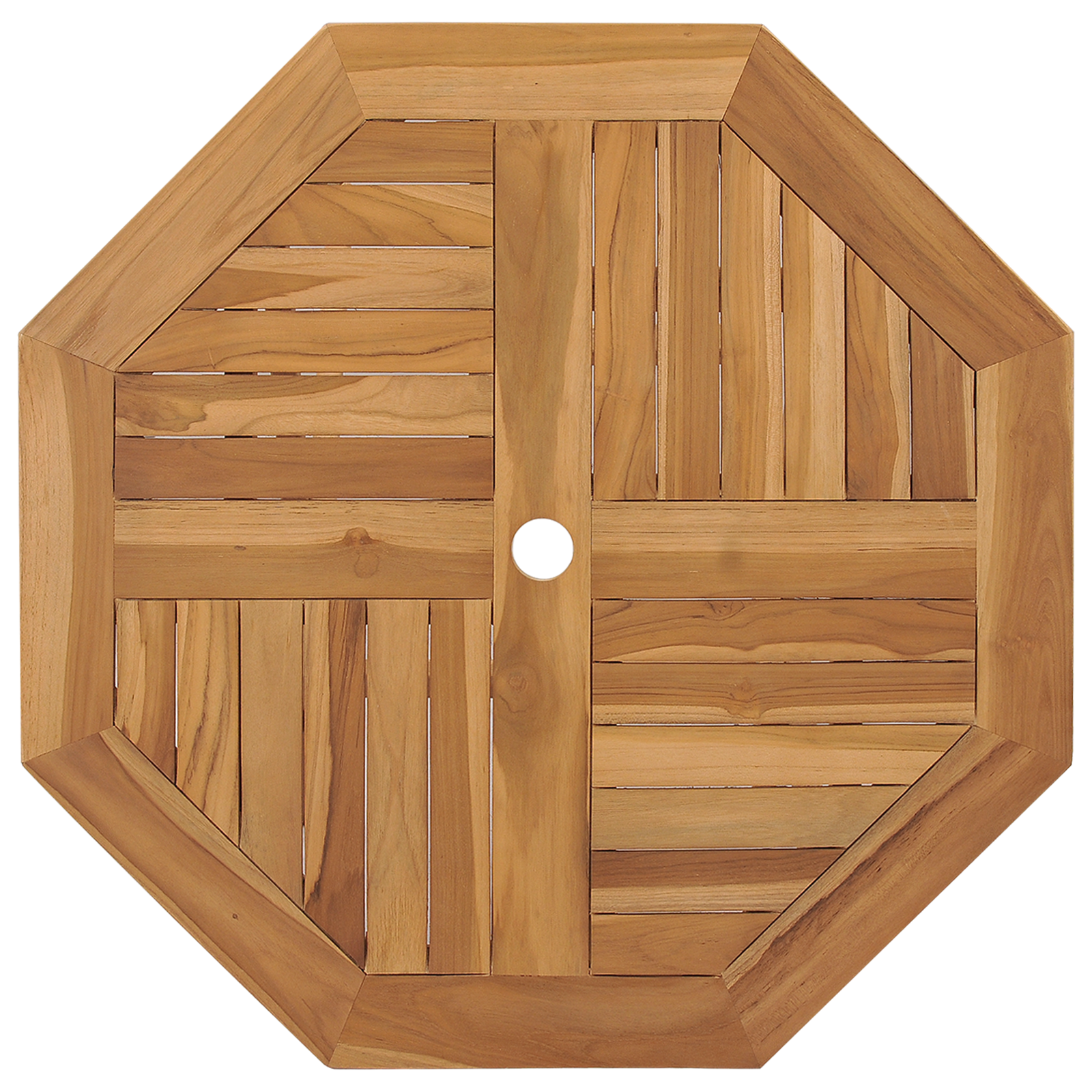 3-delt sammenleggbart bistrosett i solid teak