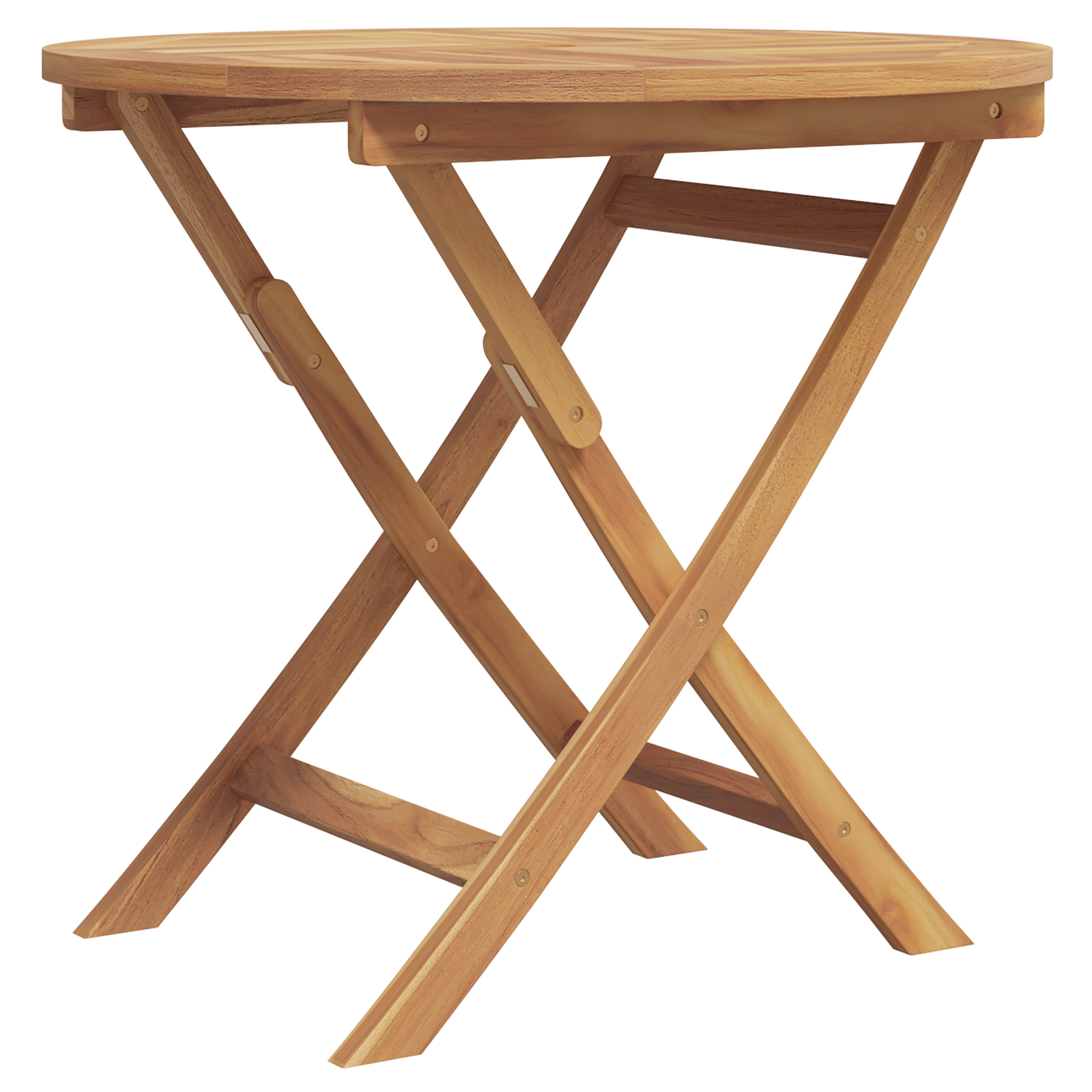 3 Delt Sammenleggbart Hagebistro Set i Solid Acacia
