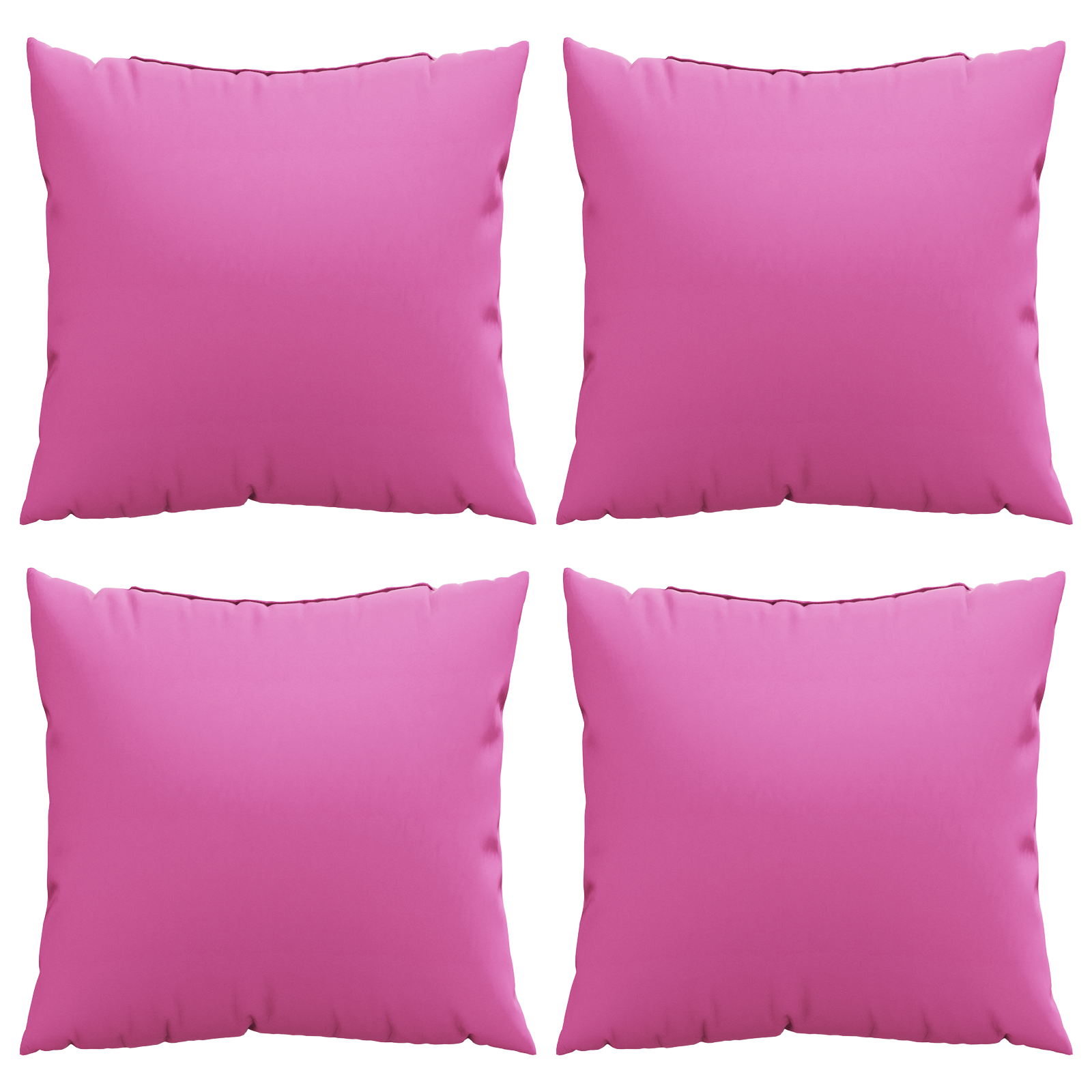 Scatter puter 4 stk Rosa 40x40 cm Stoff