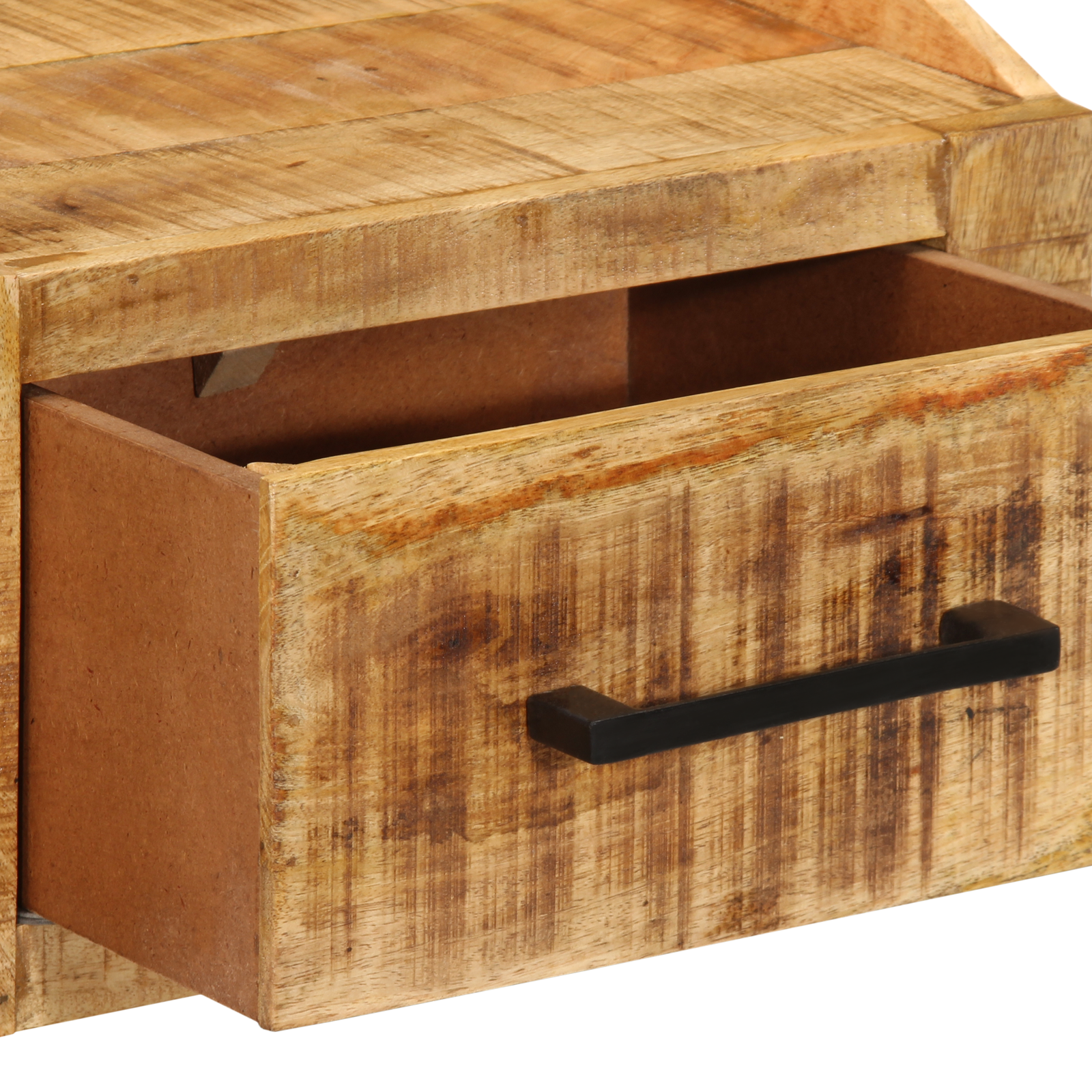 Nattbord 40x30x30 cm Solid tre Grovt mangotre