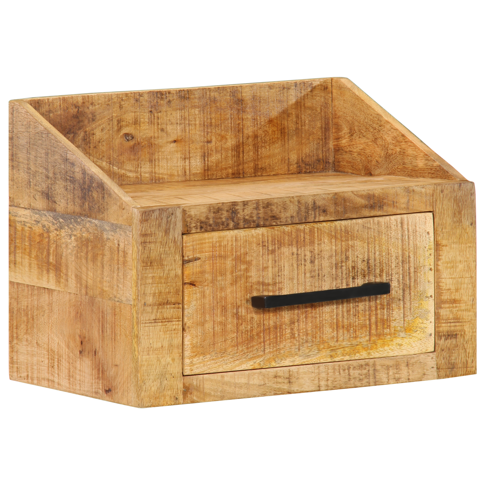 Nattbord 40x30x30 cm Solid tre Grovt mangotre