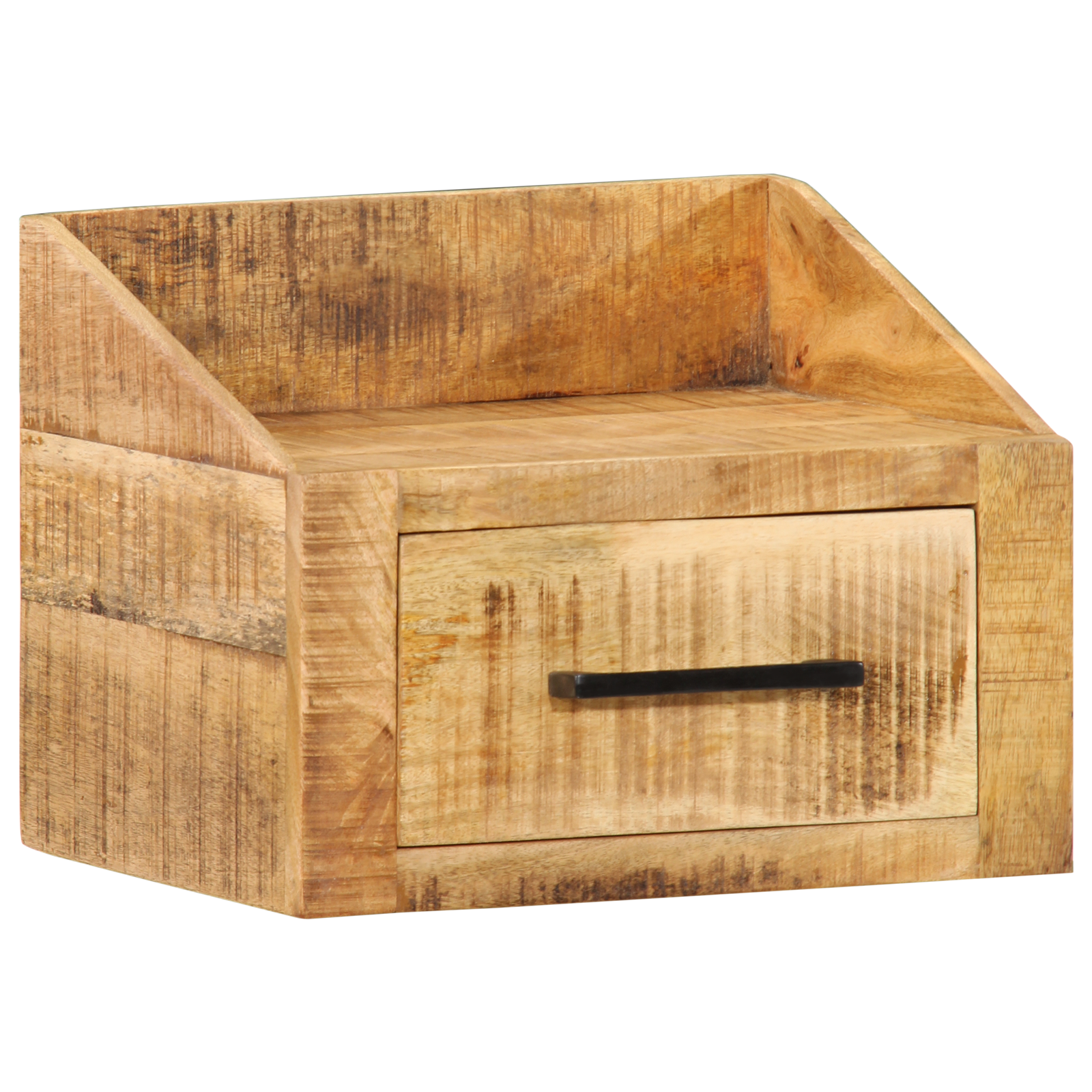 Nattbord 40x30x30 cm Solid tre Grovt mangotre