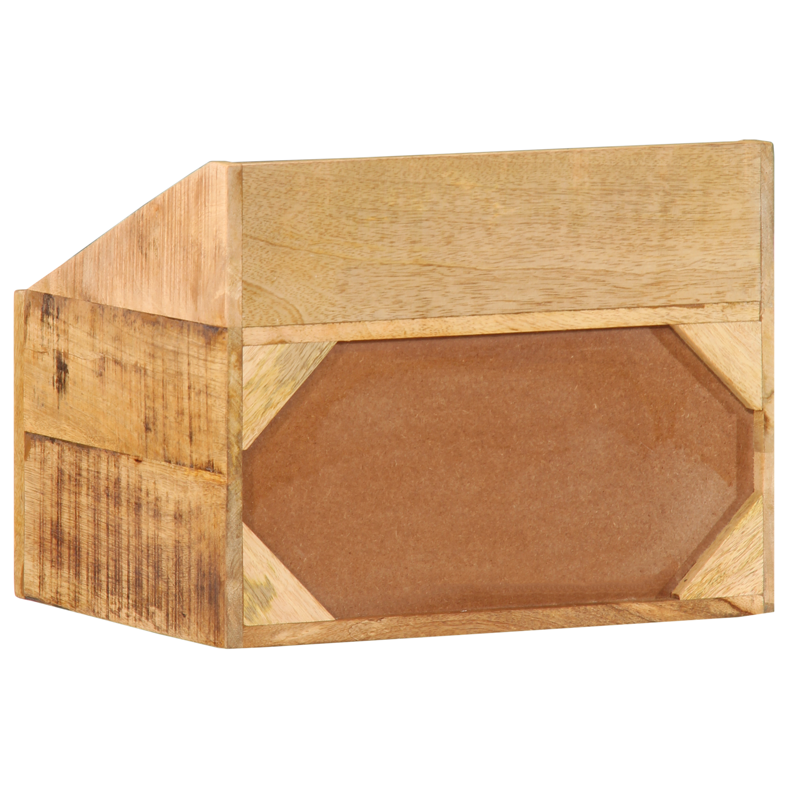 Nattbord 40x30x30 cm Solid tre Grovt mangotre
