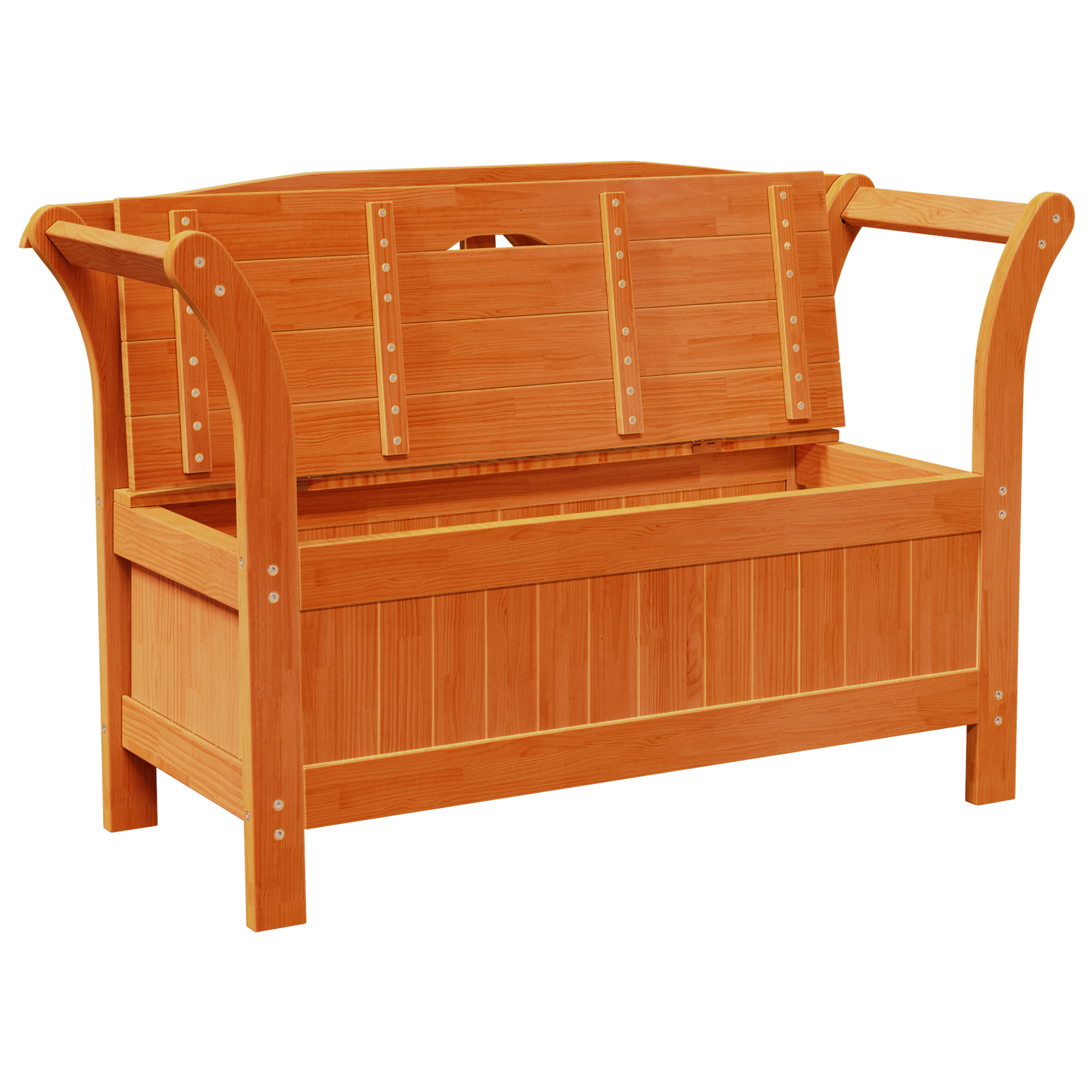 hageoppbevaringsbenk akasietre 119x76x44 cm solid tre