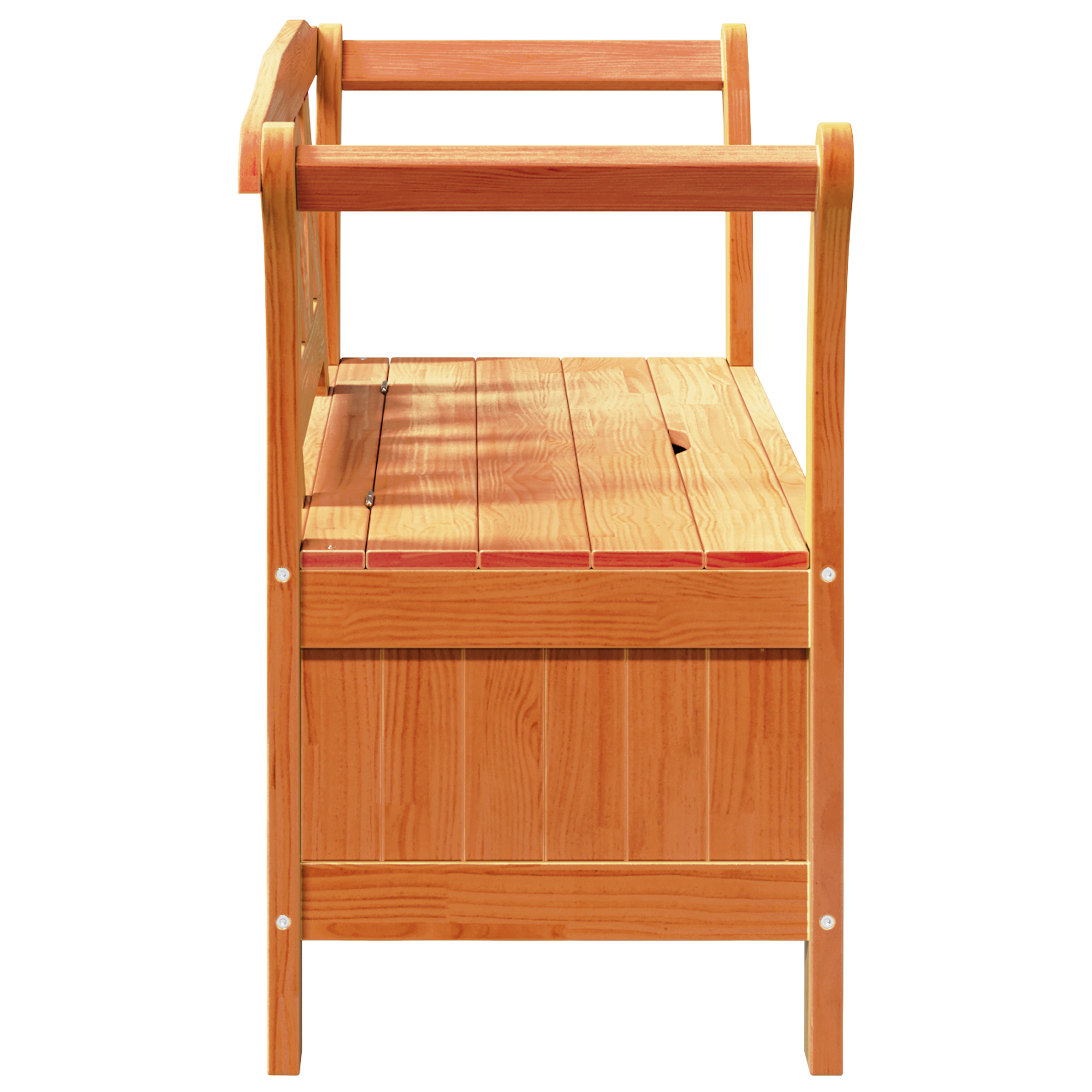 hageoppbevaringsbenk akasietre 119x76x44 cm solid tre