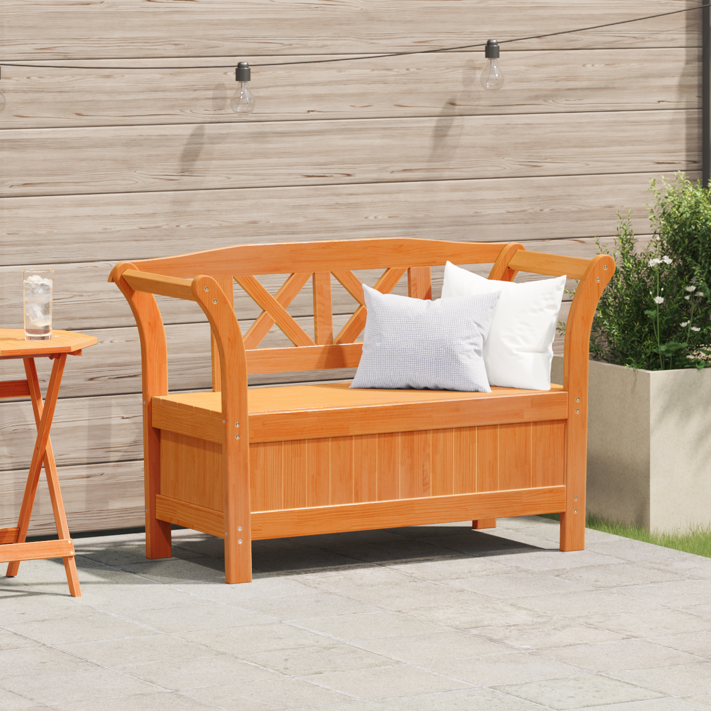 hageoppbevaringsbenk akasietre 119x76x44 cm solid tre