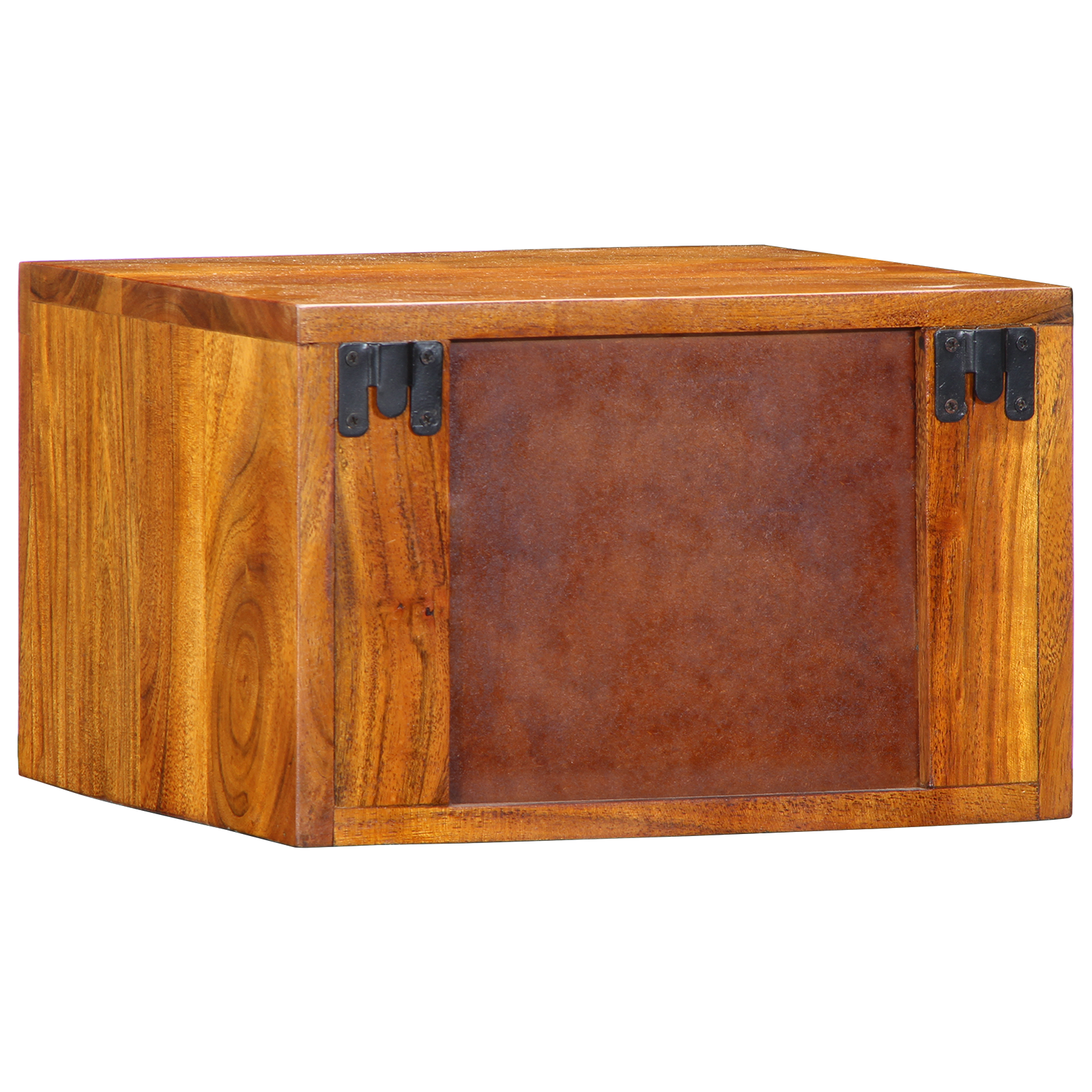 Nattbord Brun, flerfarget 35 x 30 x 22 cm Massivt akasietre