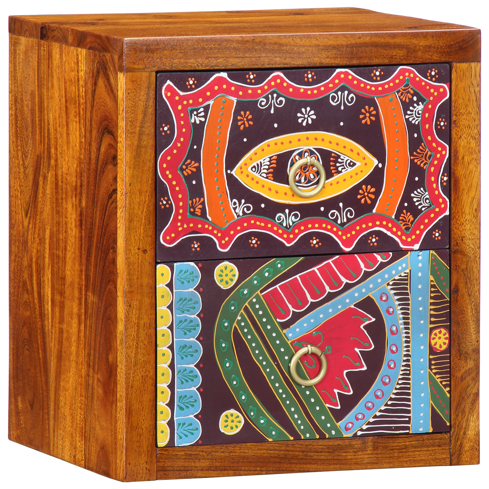 Nattbord 35x30x40 cm Massivt akasietre