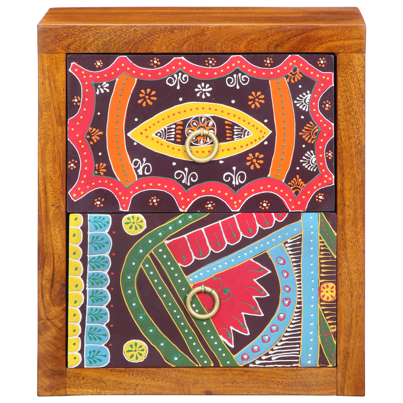 Nattbord 35x30x40 cm Massivt akasietre