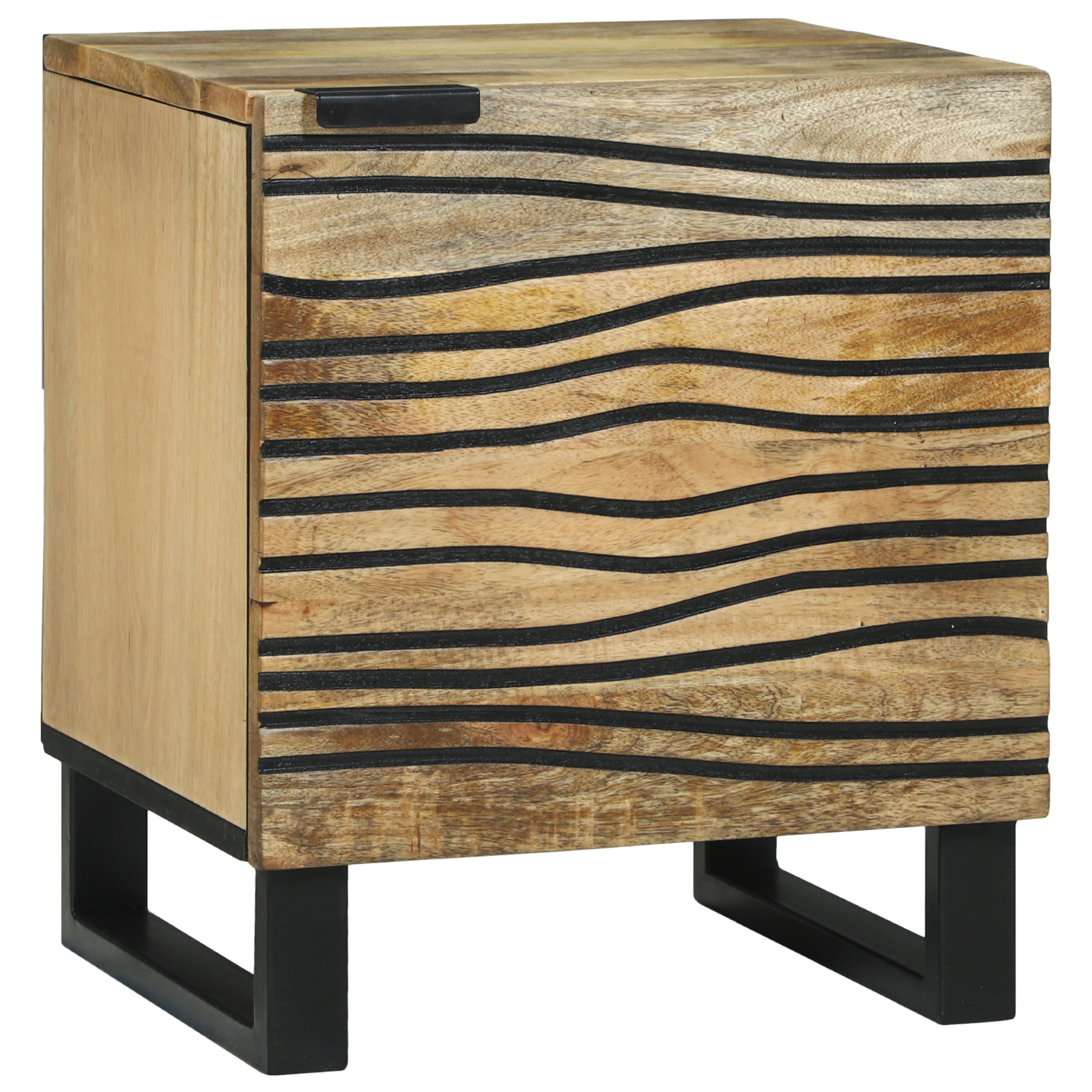 Nattbord Brun og svart 40 x 33.5 x 46 cm