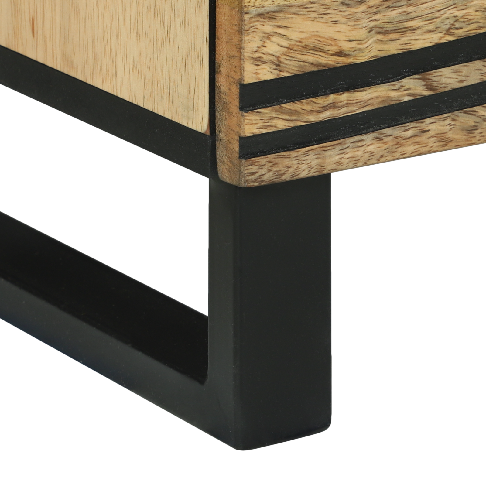 Nattbord 40x33.5x46 cm i massivt mangotre og konstruert tre