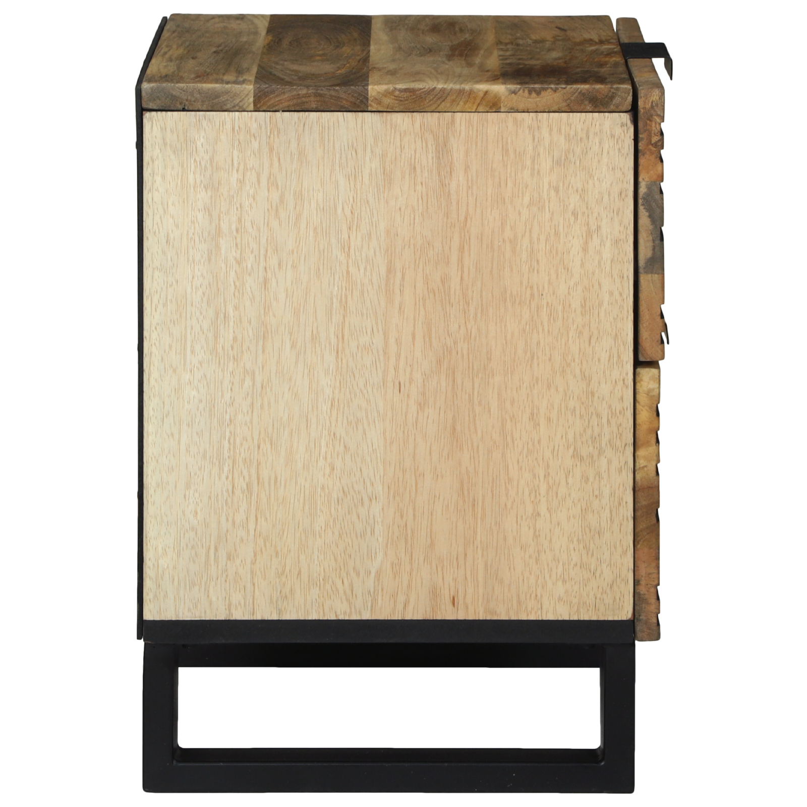 Nattbord 2 stk 40x33.5x46 cm Solid Tre Mangotre og Ingeniørtre