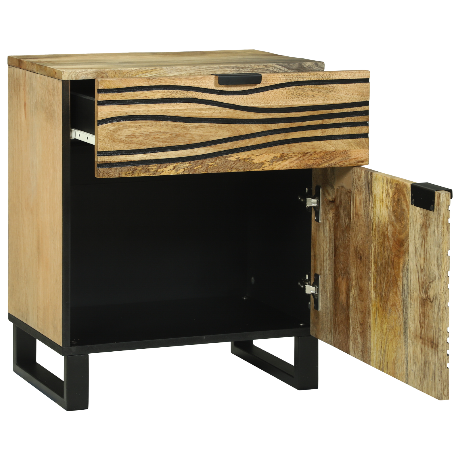 Nattbord 50x33x60 cm – Massivt Mangotre