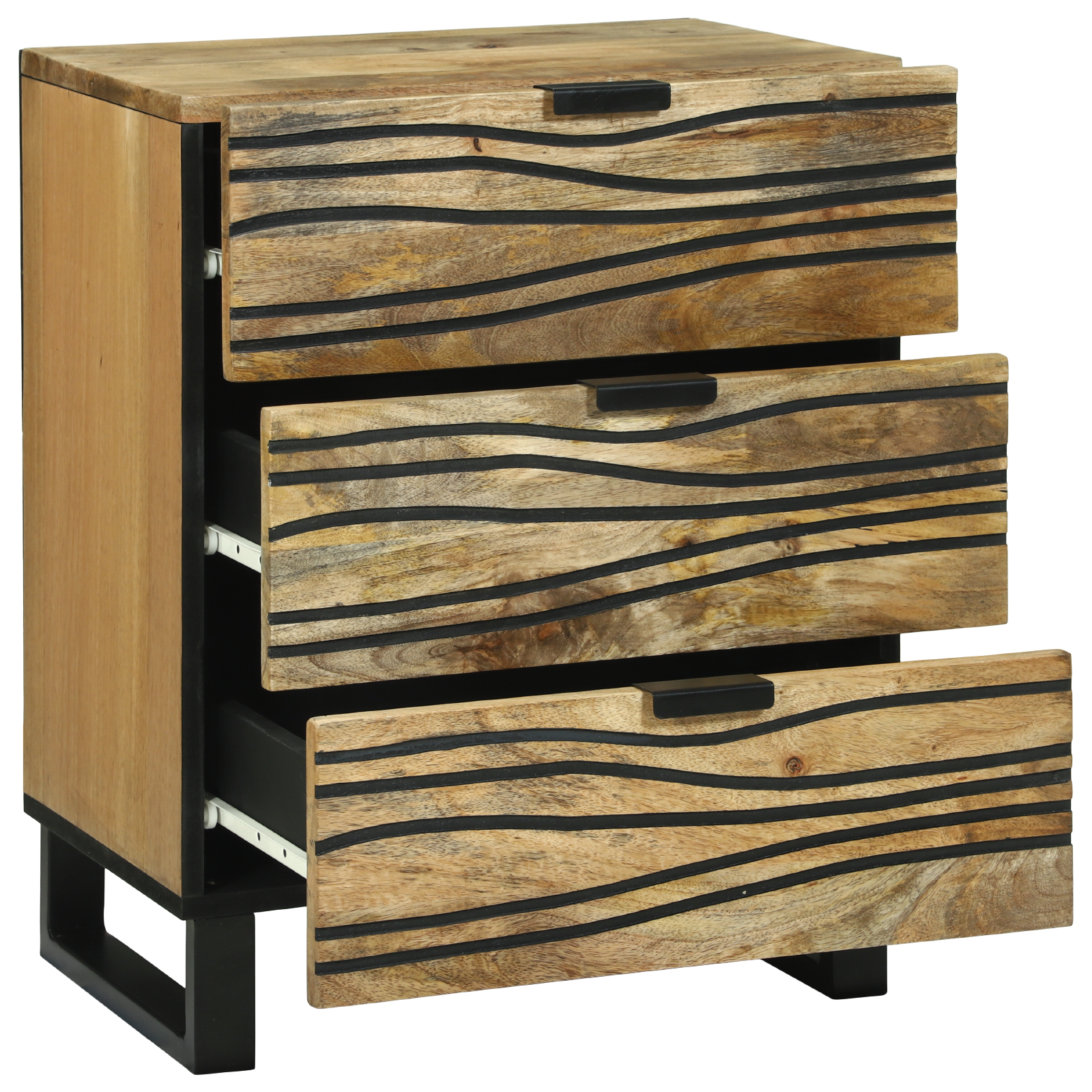 Nattbord 50x33x60 cm Heltre Mango