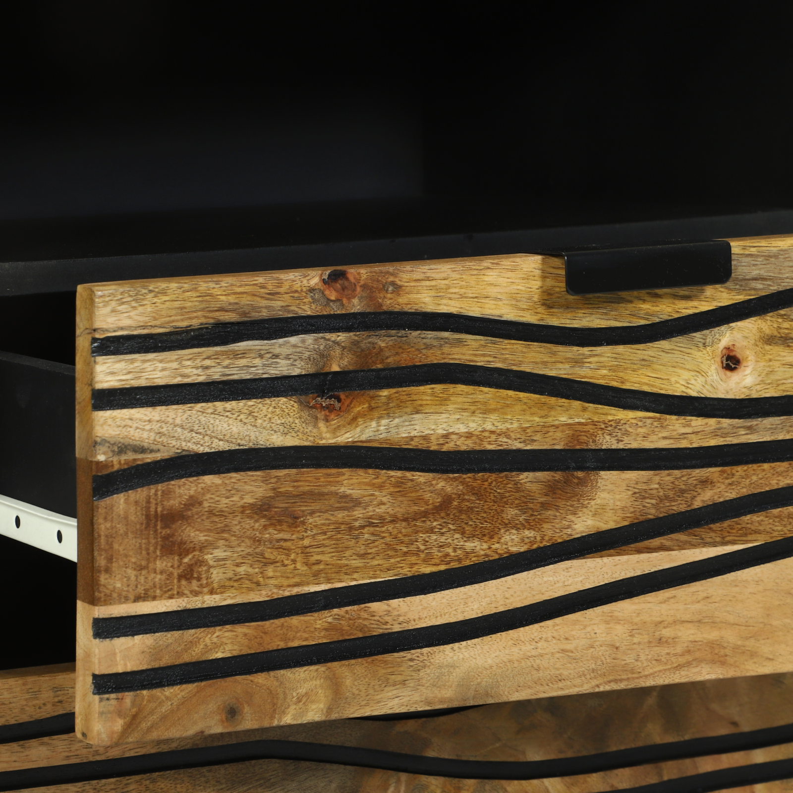 Nattbord 50x33x60 cm Massivt Tre Mango