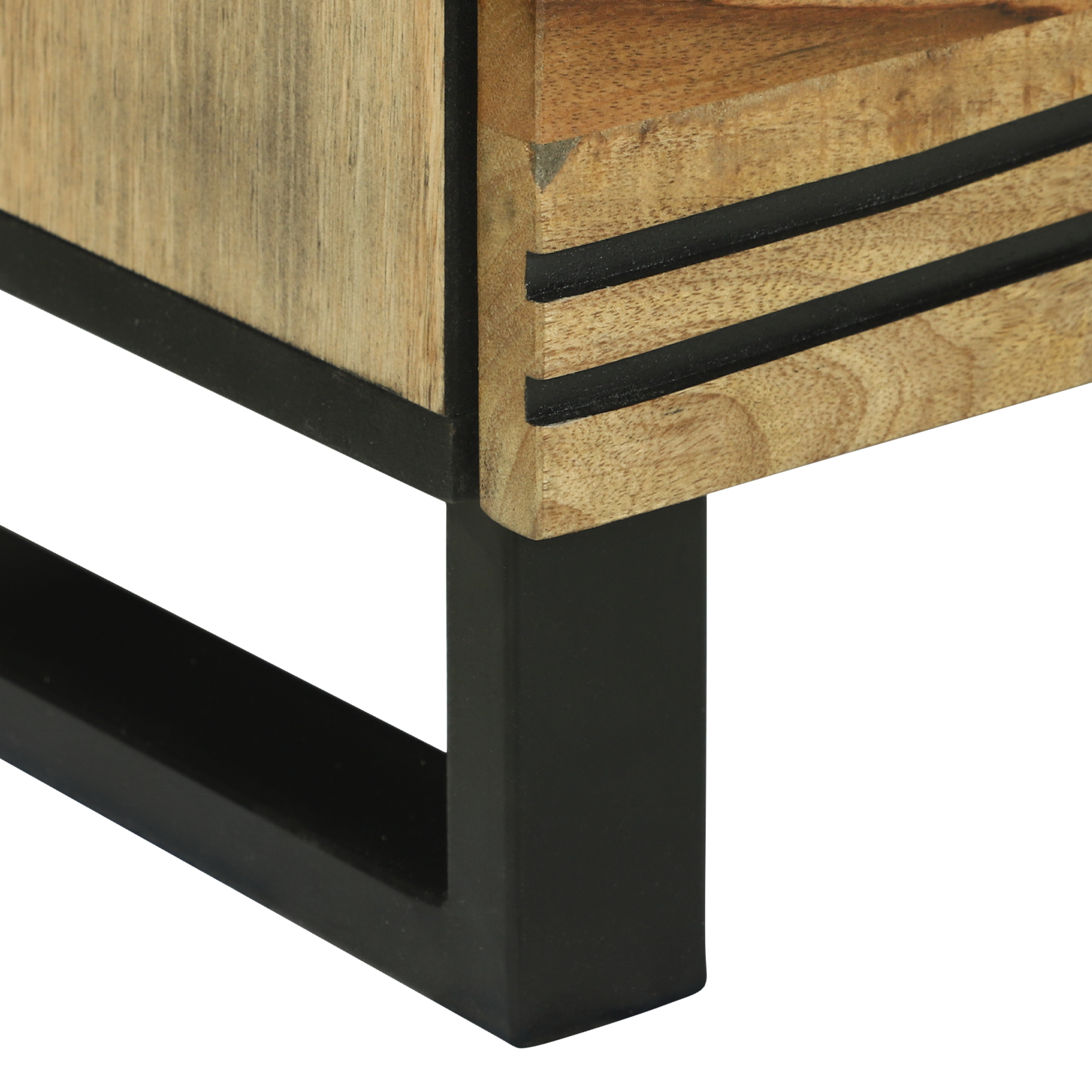 Nattbord 50x33x60 cm Massivt Tre Mango