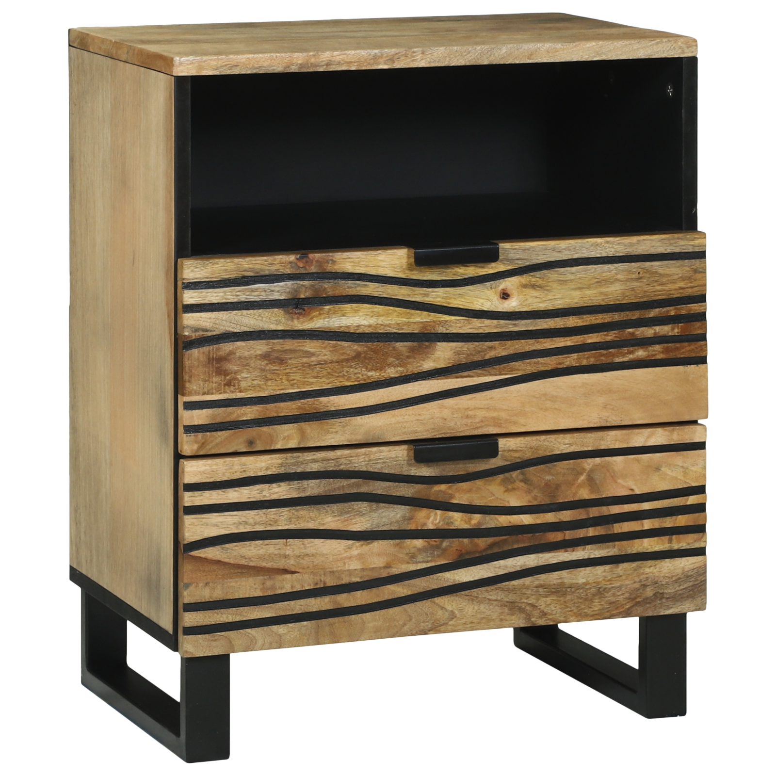 Nattbord 50x33x60 cm Massivt Tre Mango
