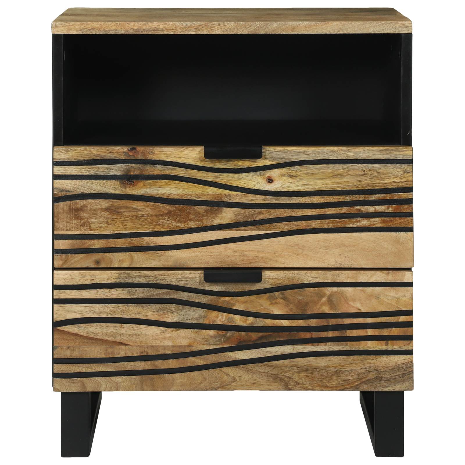 Nattbord 50x33x60 cm Massivt Tre Mango