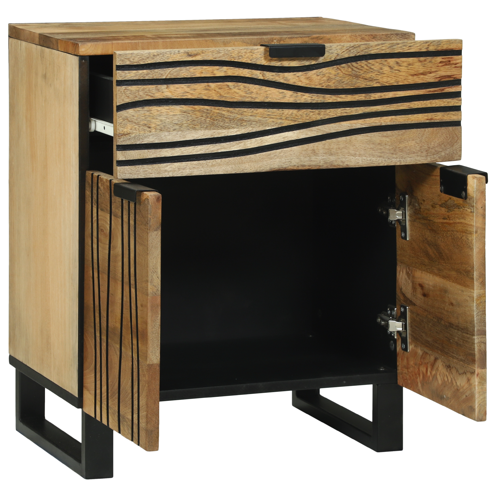 nattbord 50x33x60 cm Solid mangotre