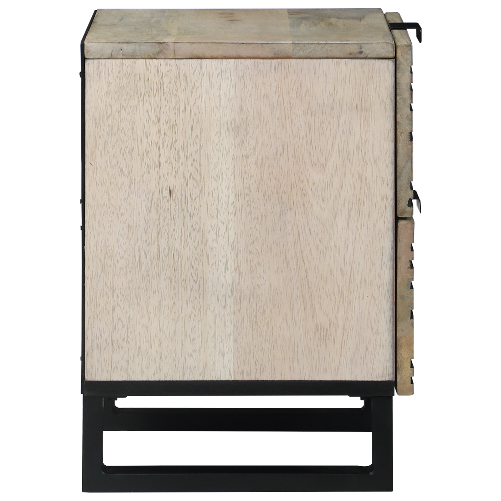 Nattbord med skuff 2 pcs Valnøtt 40 x 33.5 x 46 cm