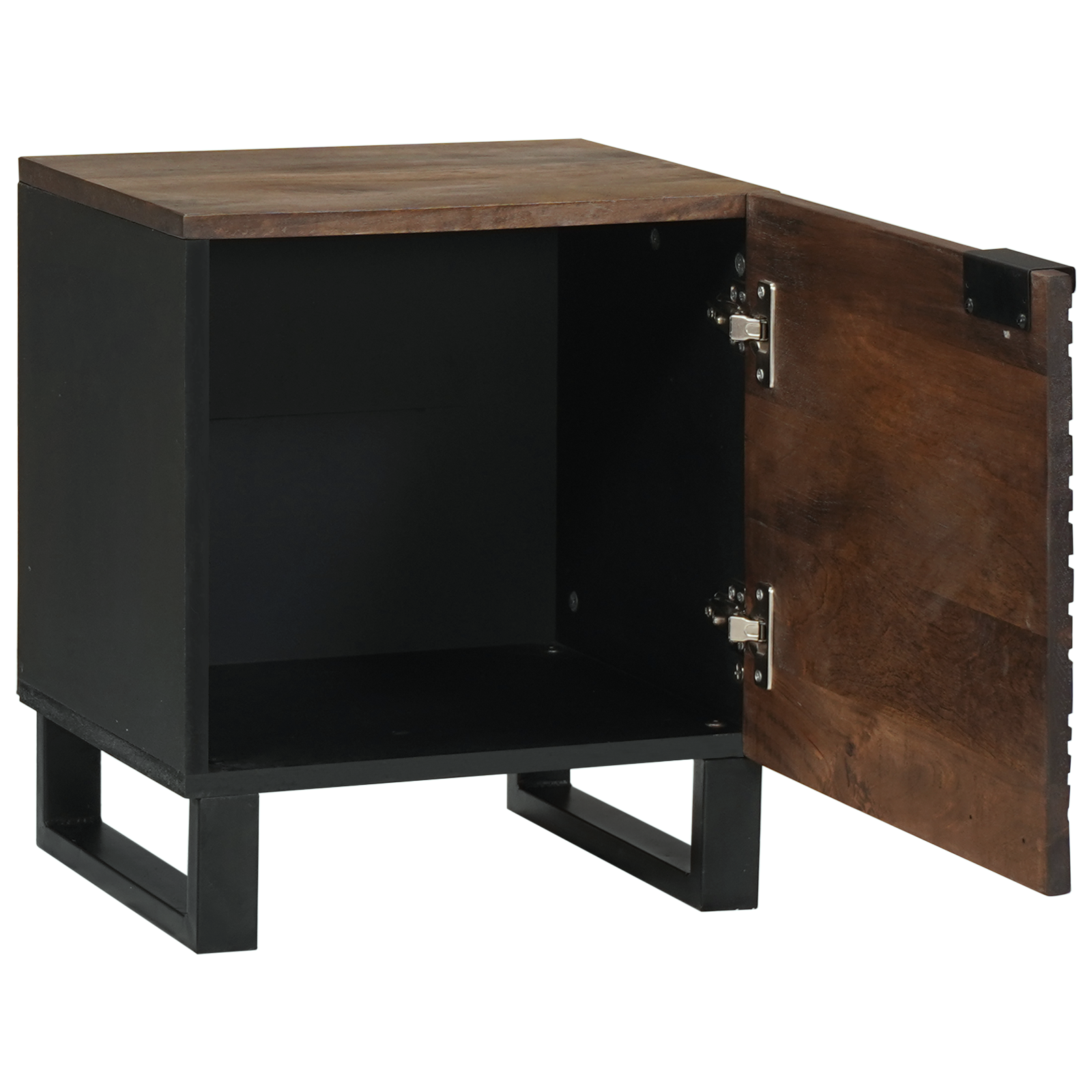 Nattbord 40x33,5x46 cm Solid Mango