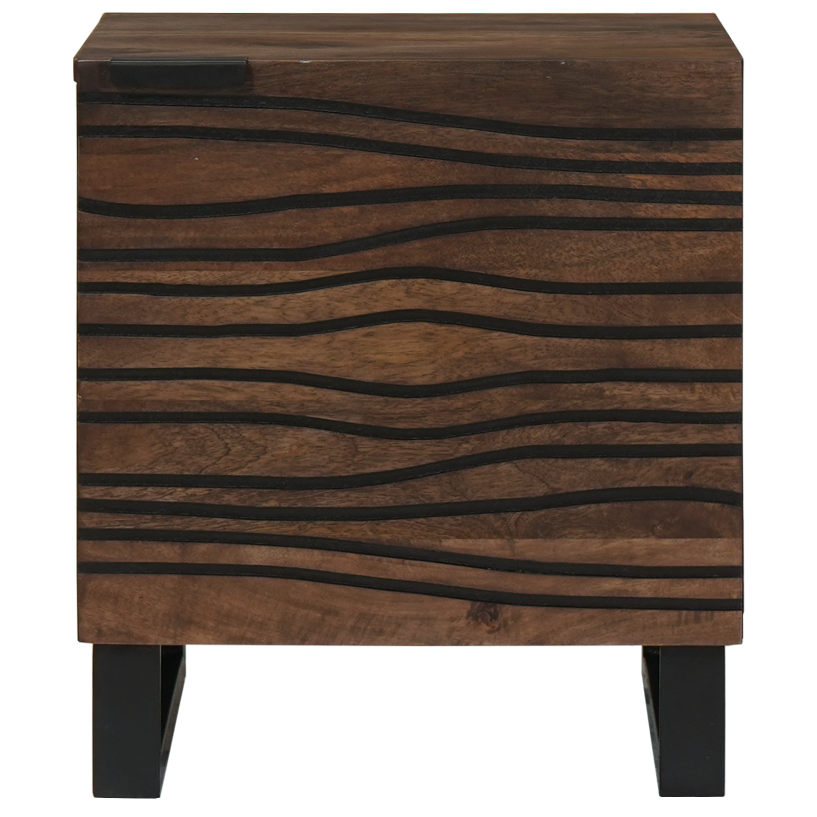 Nattbord 40x33,5x46 cm Solid Mango